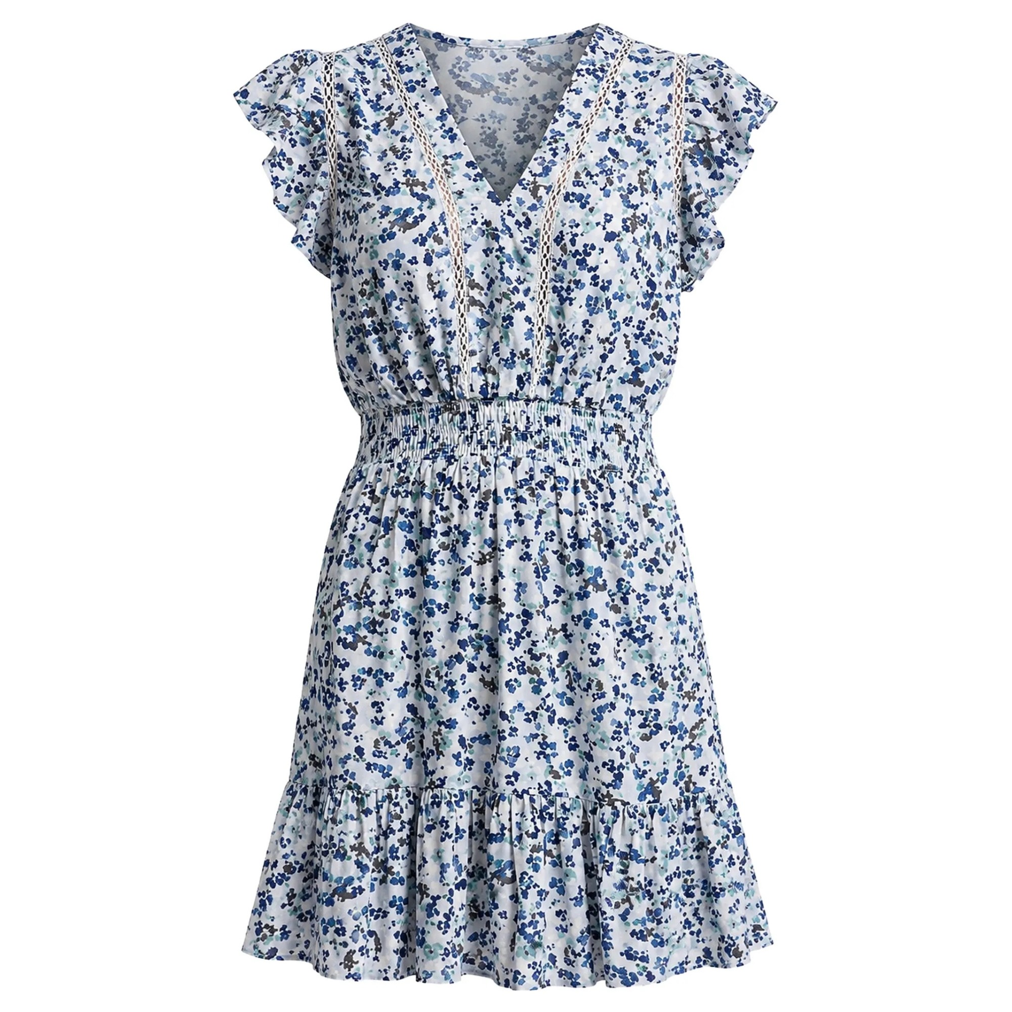 DKNY Midi suknelė moterims, Marga, Flutter sleeve smock 1