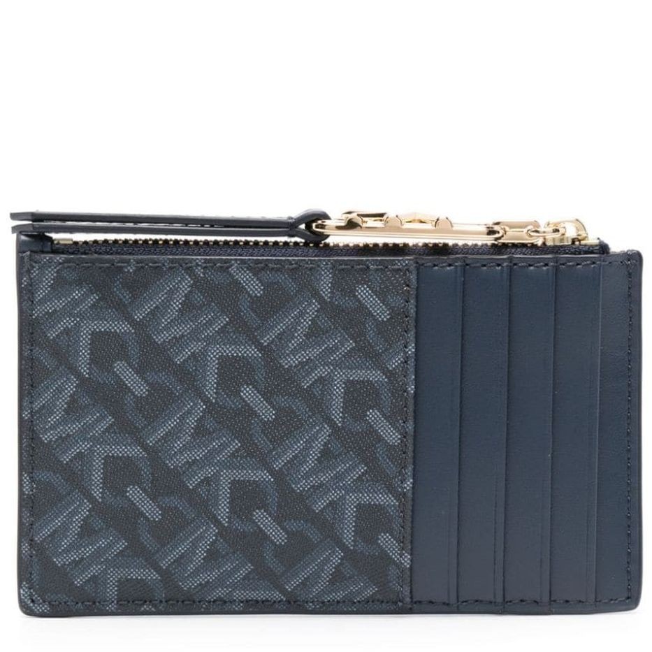 MICHAEL KORS Kortelių dėklas moterims, Mėlyna, Small zip card case 2