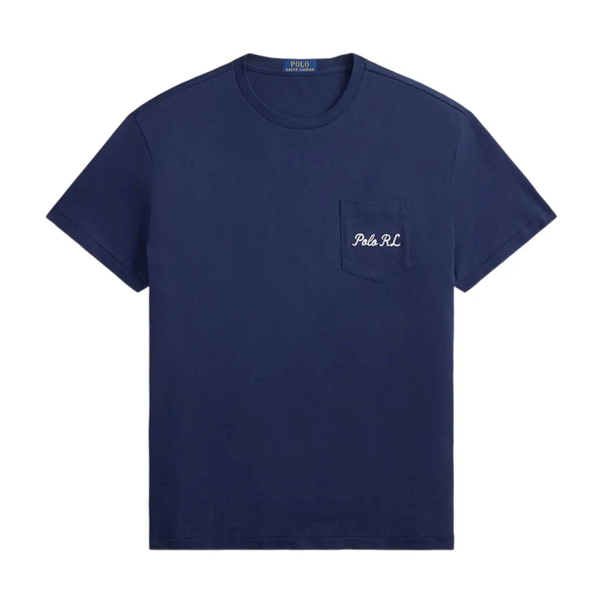 POLO RALPH LAUREN Marškinėliai trump. rankovėmis vyrams, Mėlyna, Knit-t-shirt 1