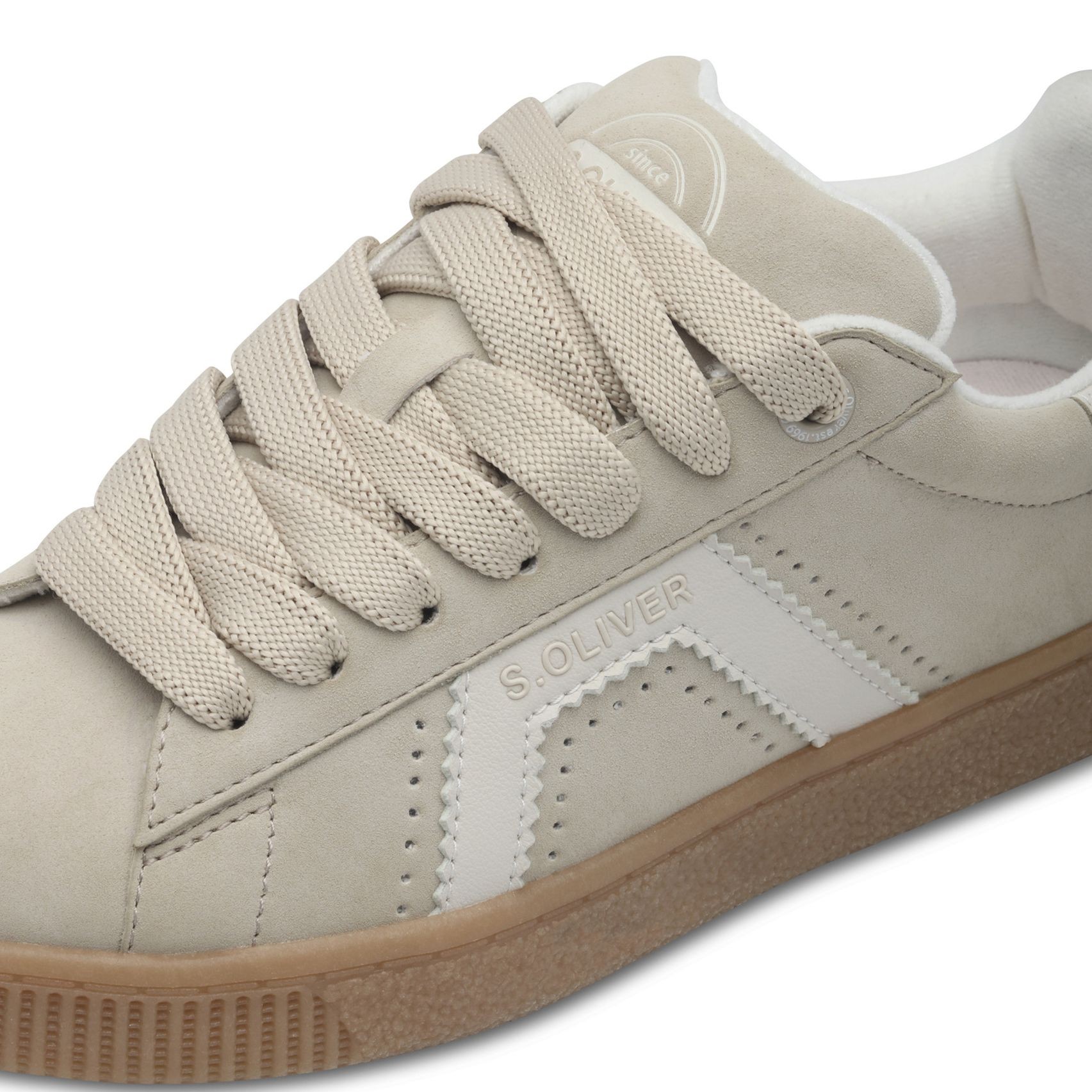 S.OLIVER Laisvalaikio bateliai moterims, Smėlio, Women Lace-up 6