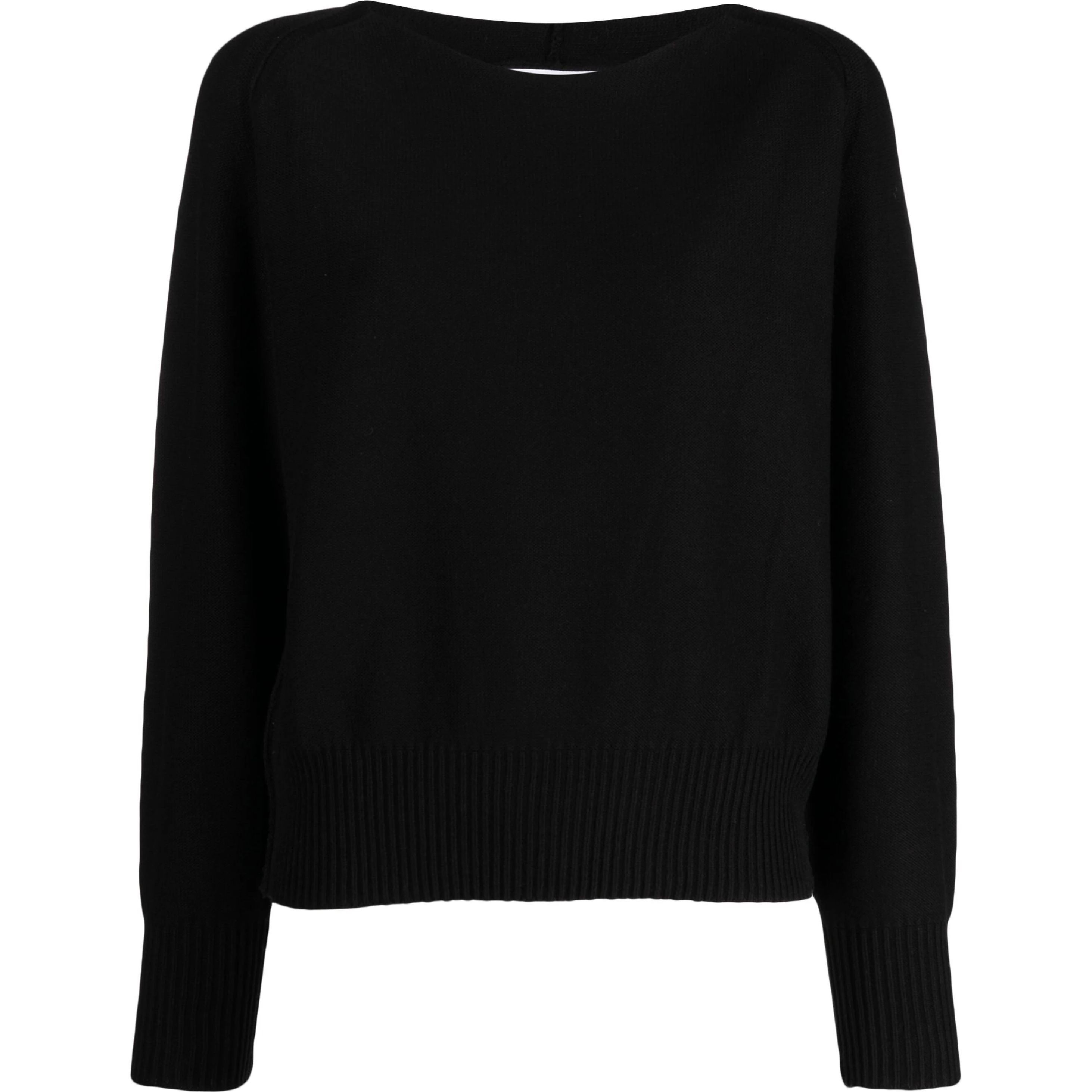 DKNY Megztinis moterims, Juoda, L/s seamed shoulder sweater 1