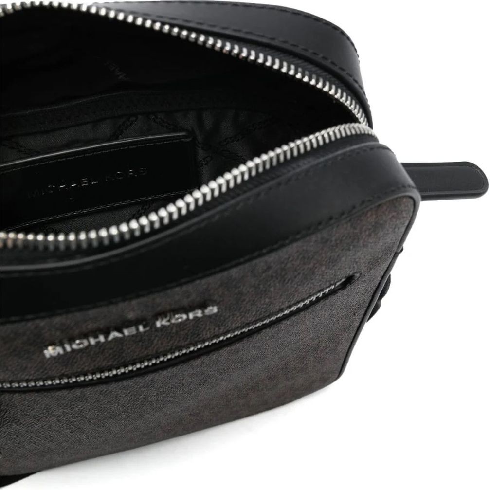 MICHAEL KORS Rankinė per petį vyrams, Ruda, Flight bag 4