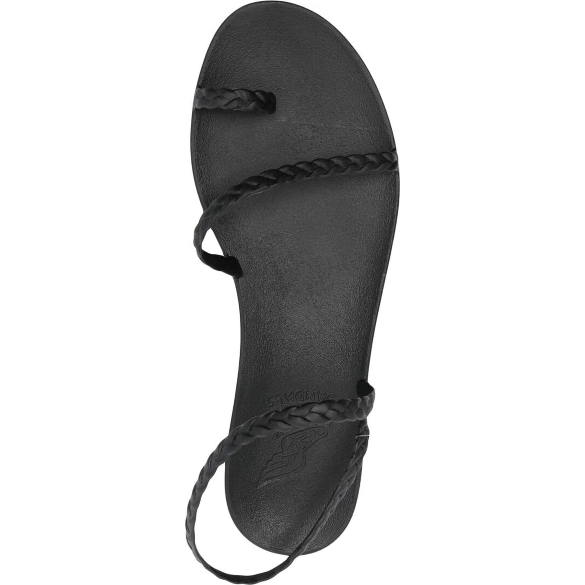 ANCIENT GREEK SANDAL Basutės moterims, Juoda, Eleftheria jelly sandals 4