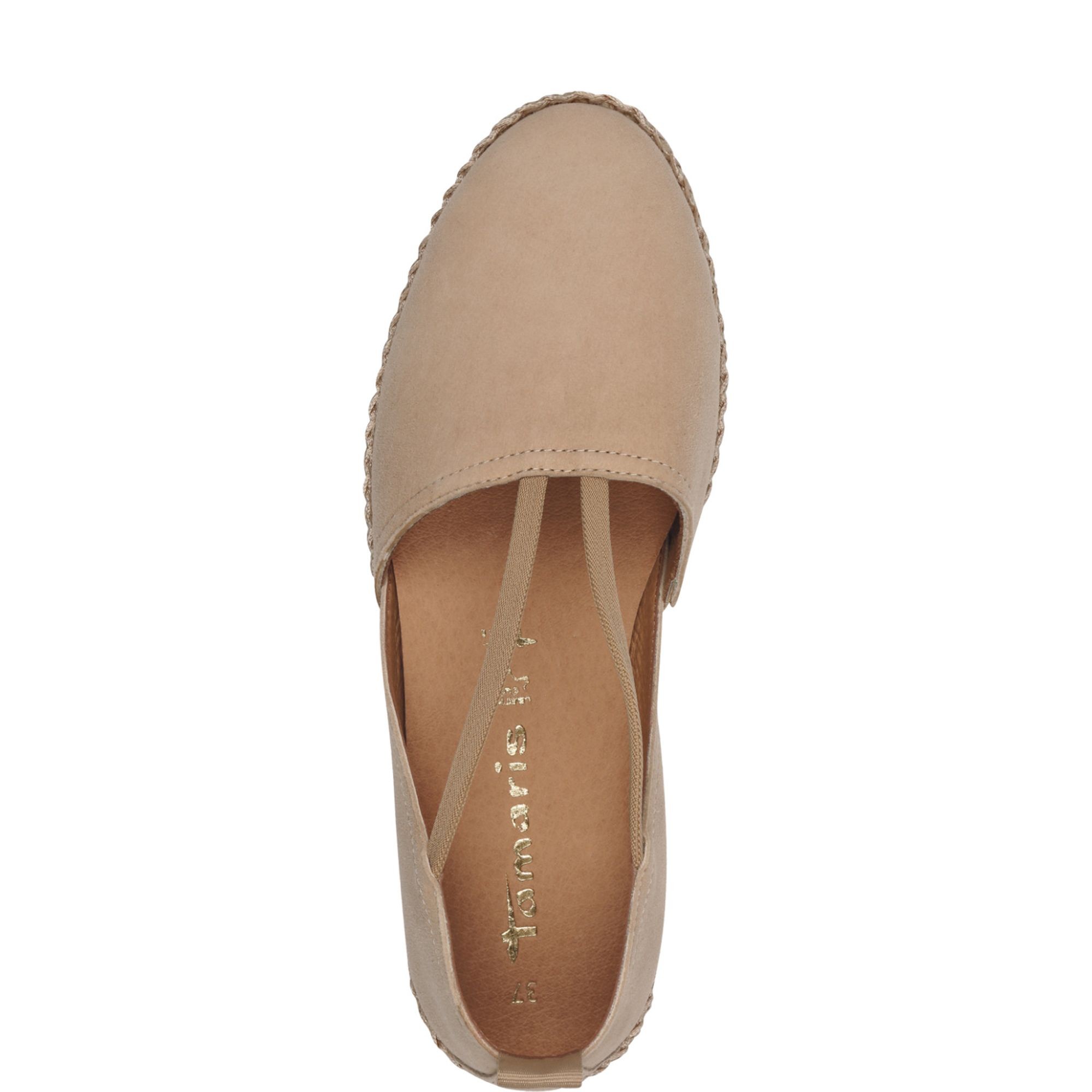TAMARIS Espadrilės moterims, Smėlio, Espadriles 5