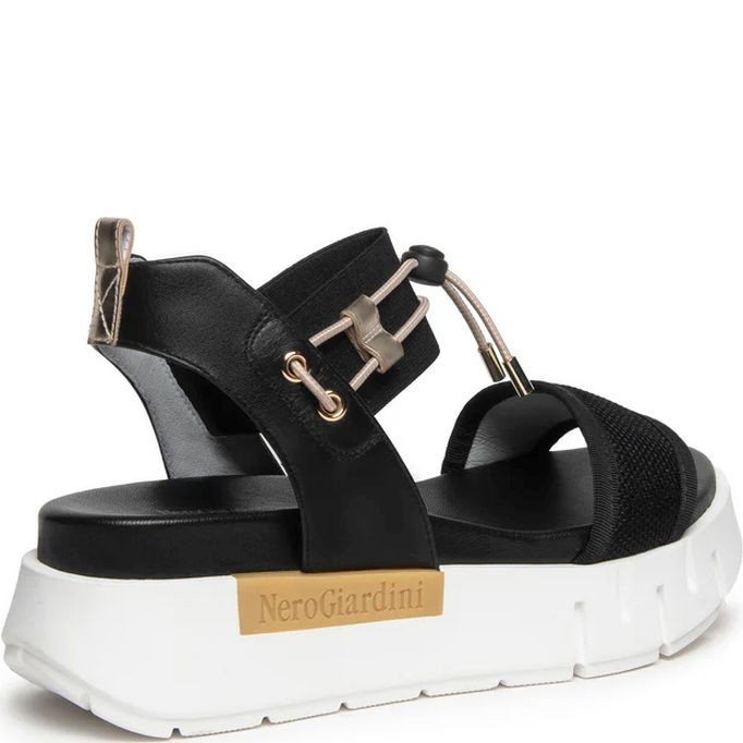 NEROGIARDINI Basutės moterims, Juoda, T.AT1610 sandals 3