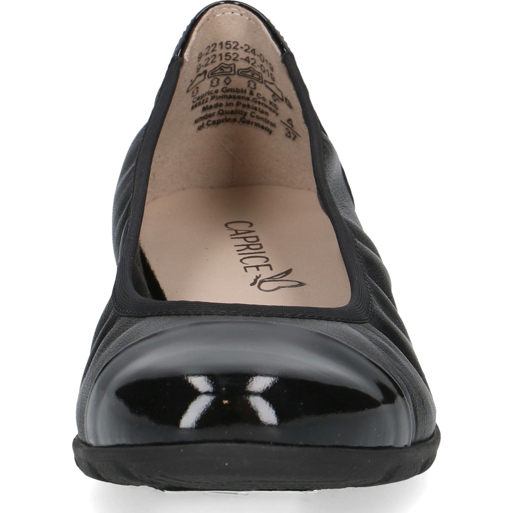 CAPRICE Balerinos moterims, Juoda, Ballerinas 3
