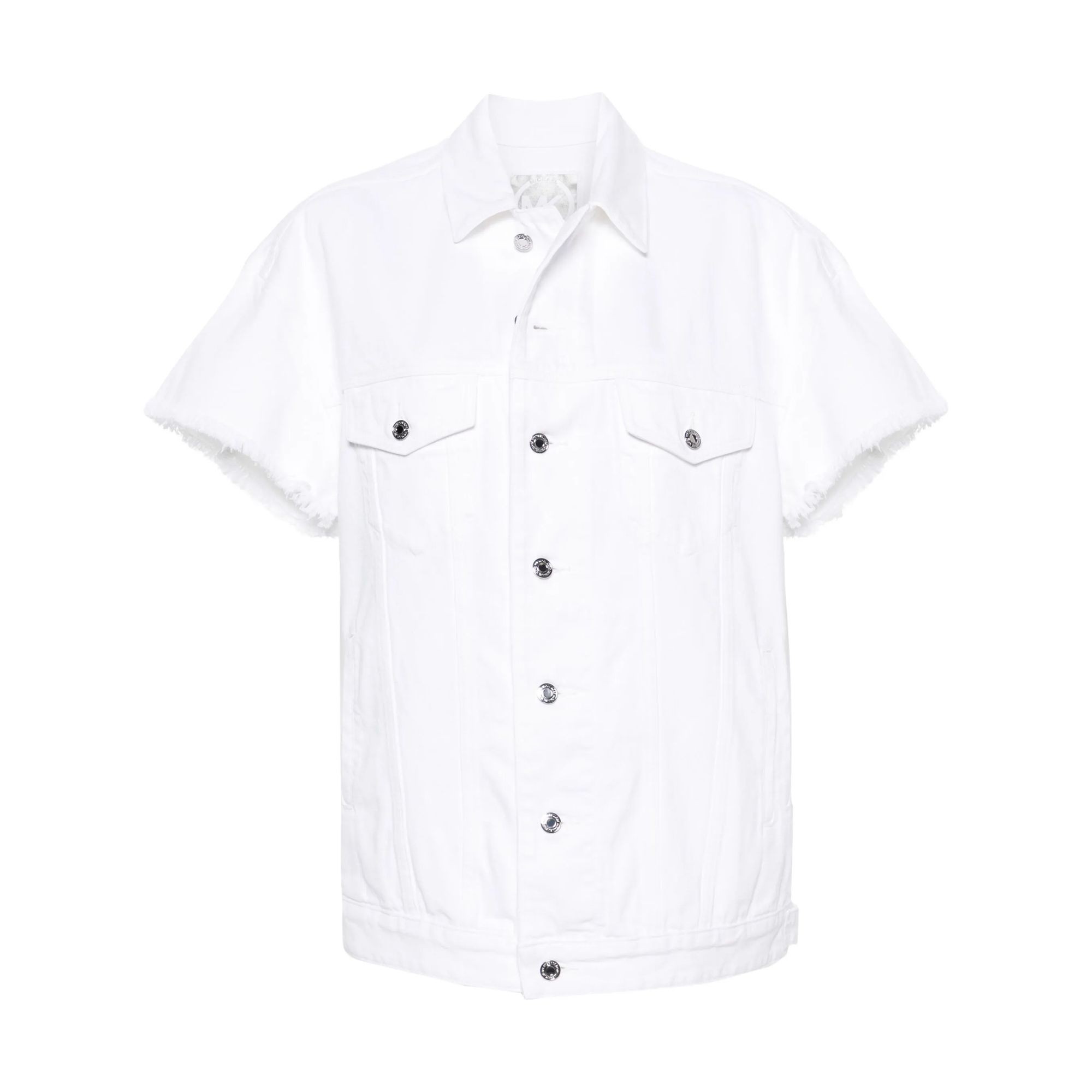 MICHAEL KORS Džinsinis švarkas moterims, Balta, Short sleeves denim jacket 1