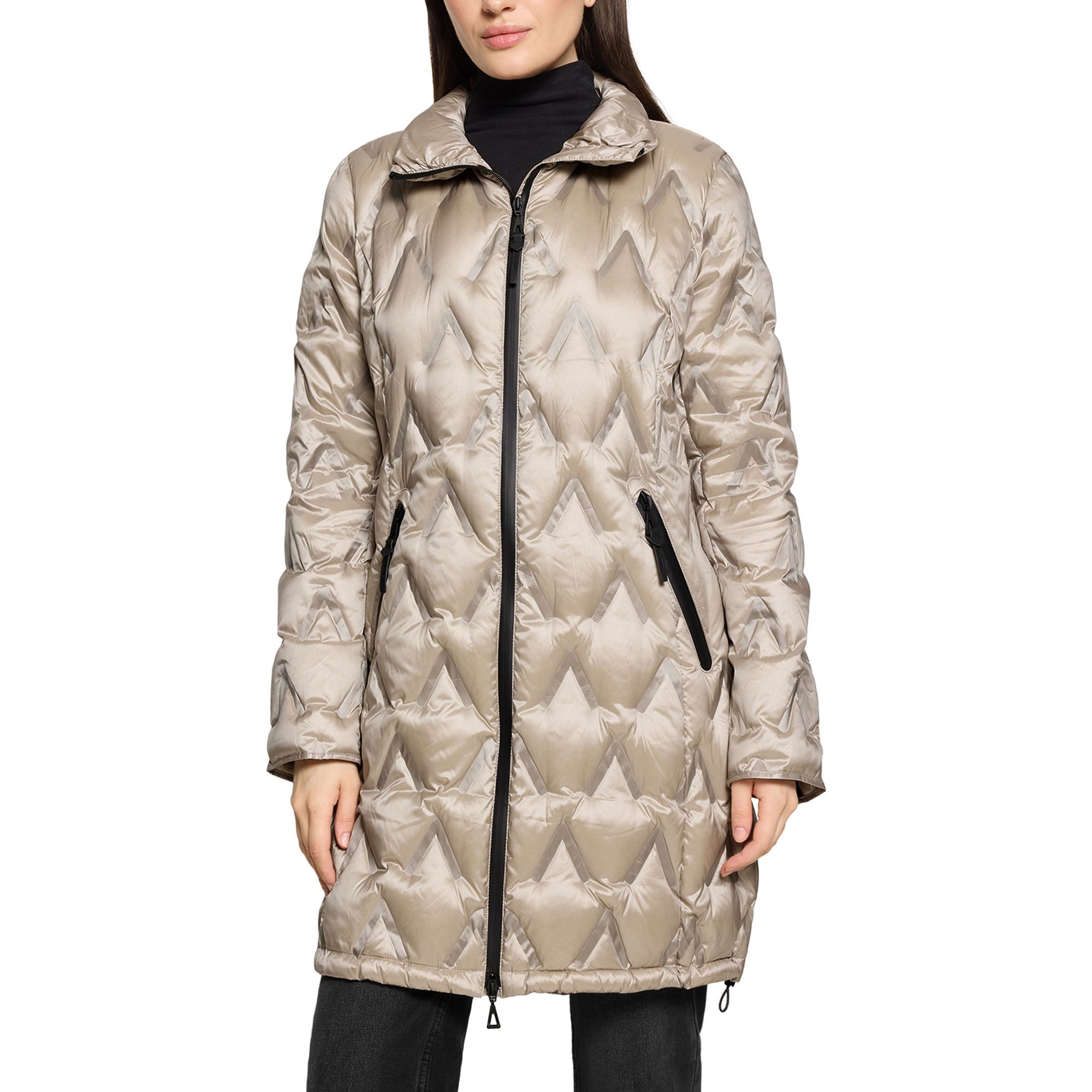 GIL BRET Pūkinis paltas moterims, Pilka, Down Coat 8