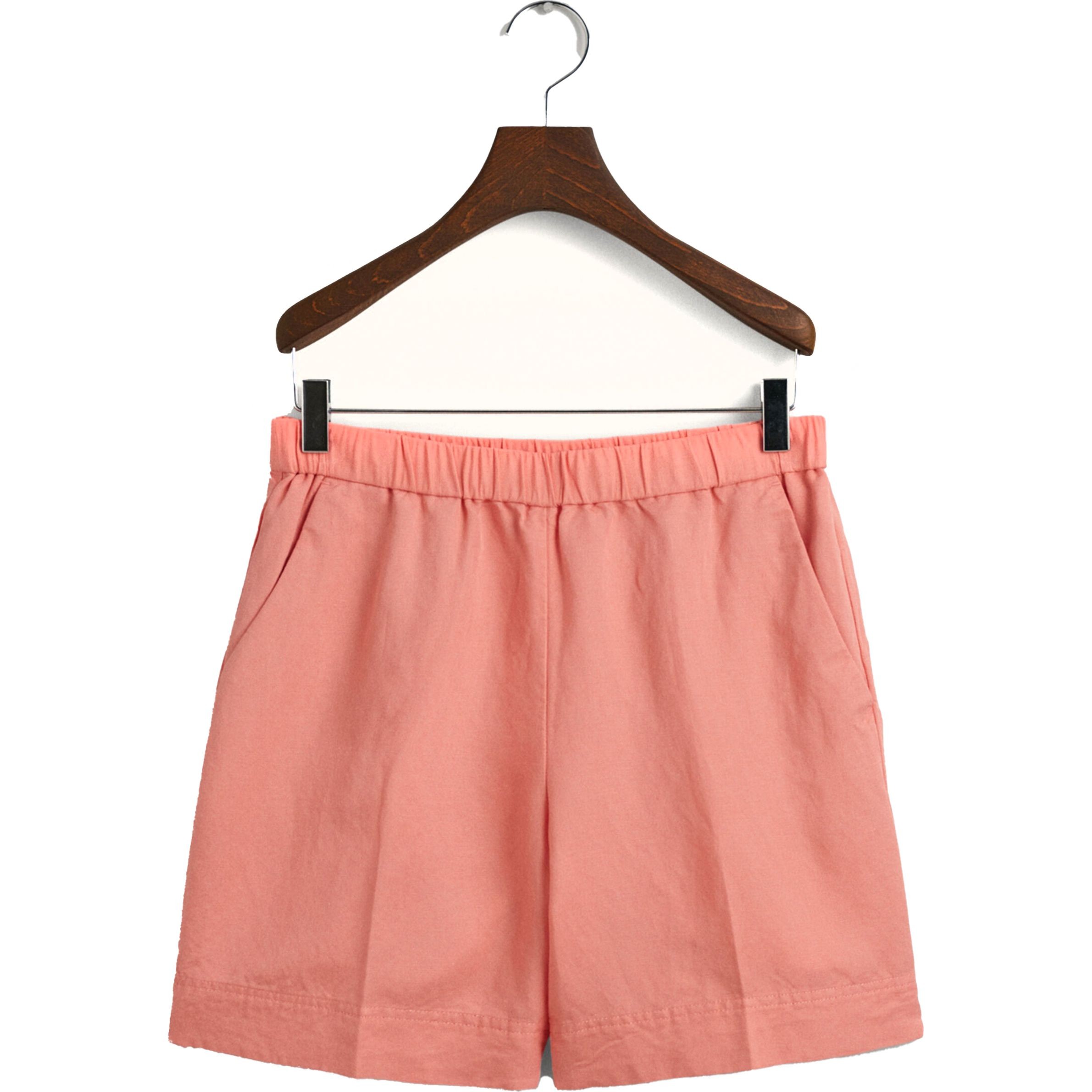 GANT Šortai moterims, Rožinė, REL LINEN BLEND PULL ON SHORTS 1