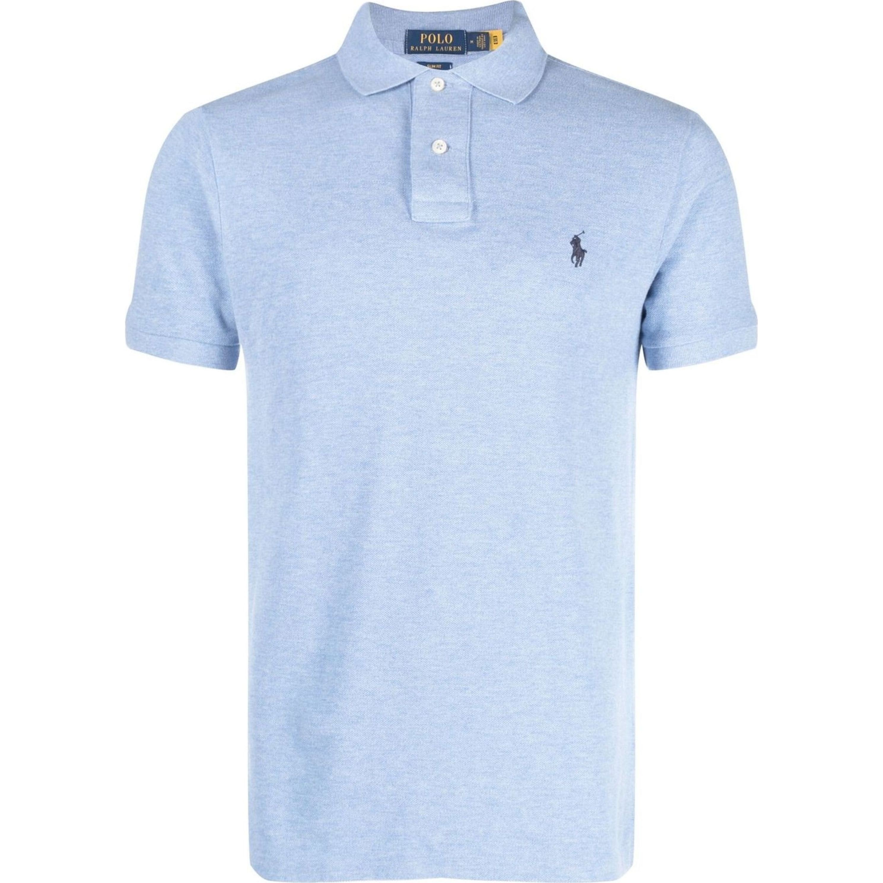 POLO RALPH LAUREN Polo marškiniai trumpos rank. vyrams, Mėlyna, Short sleeve polo
