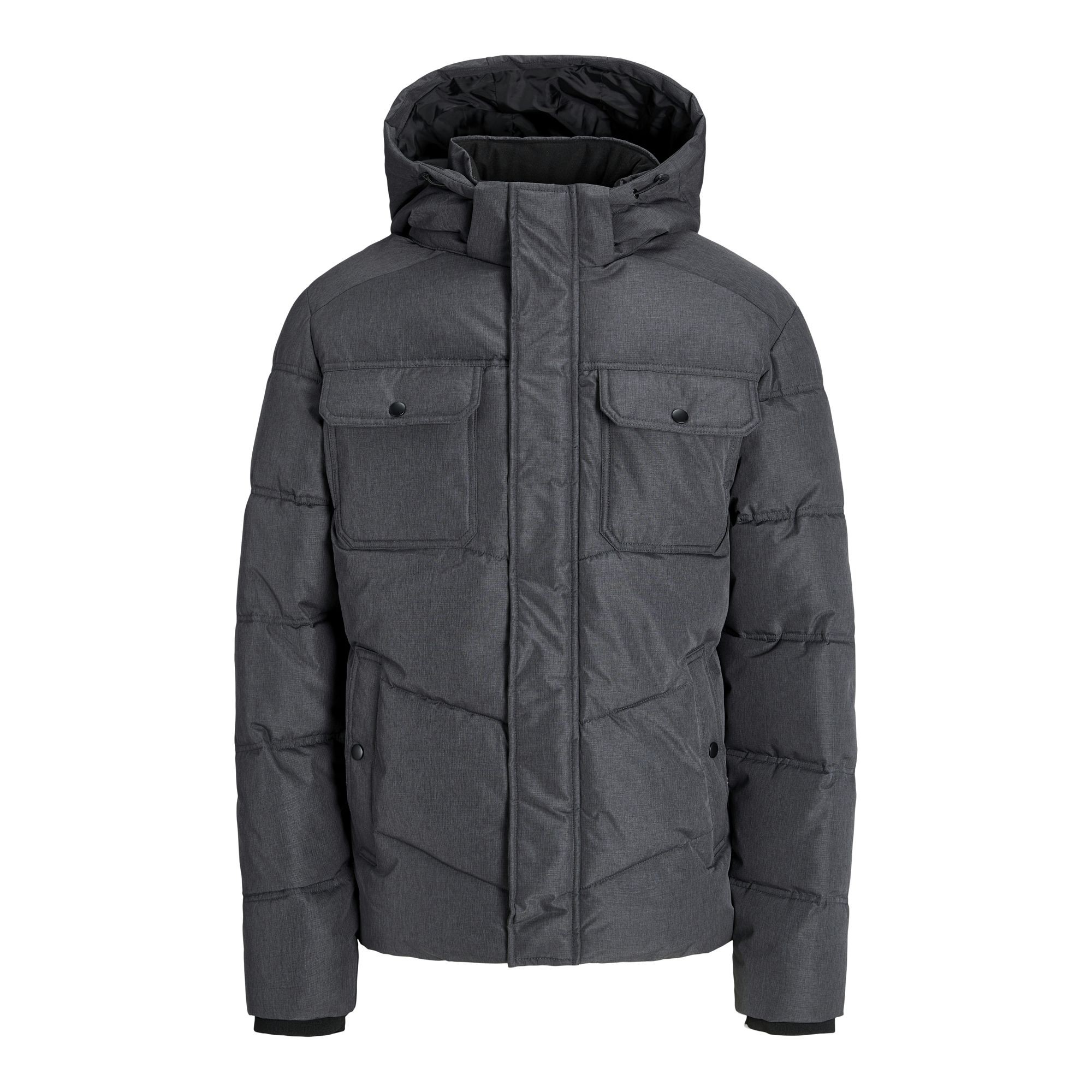 JACK & JONES Pūkinė striukė vyrams, Pilka, Morgan 1