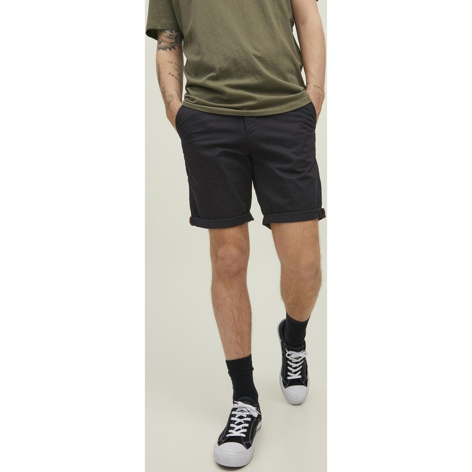 JACK & JONES Šortai vyrams, Juoda, JPSTBOWIE JJSHO 3