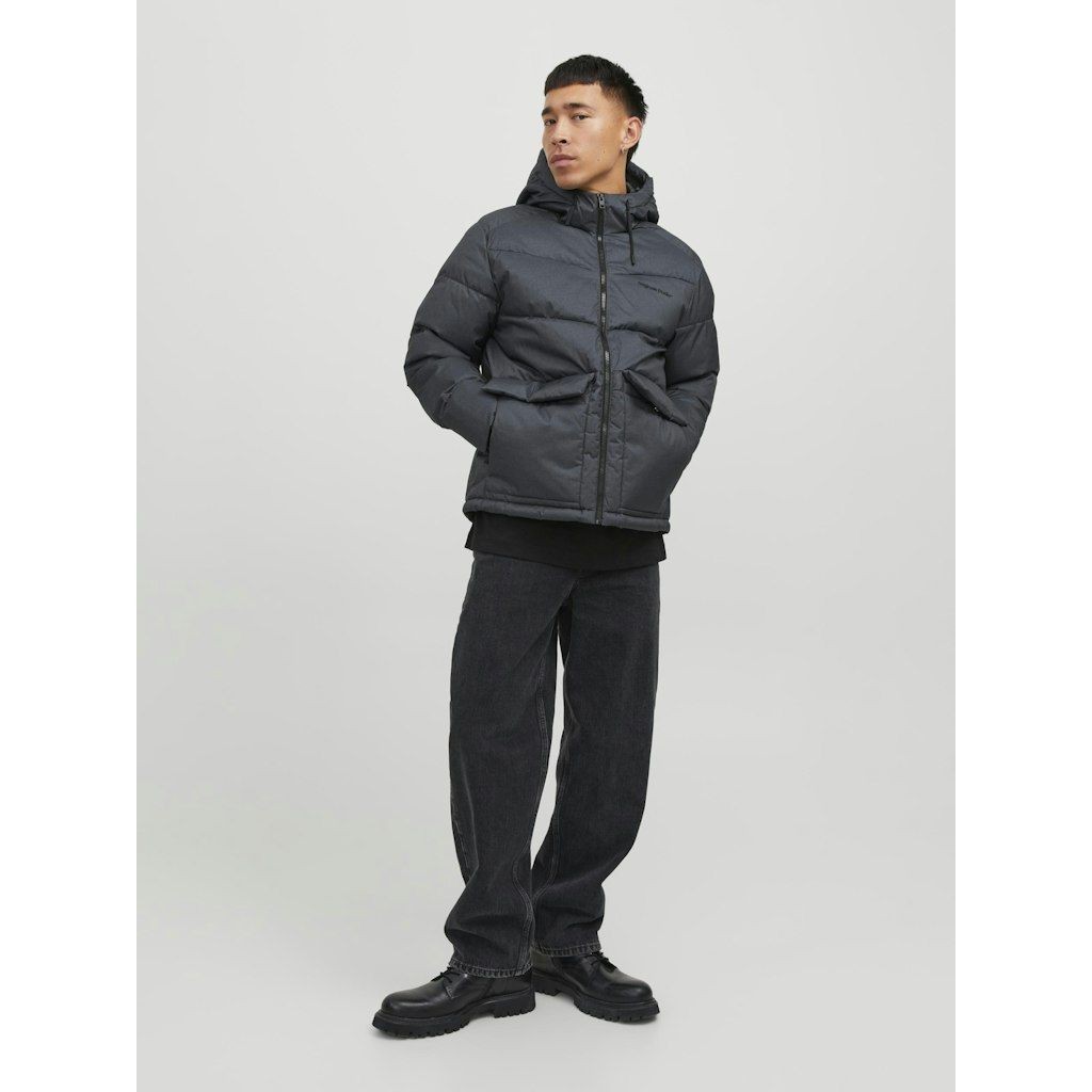 JACK & JONES Striukė vyrams, Pilka, JORVESTERBRO PUFFER 4