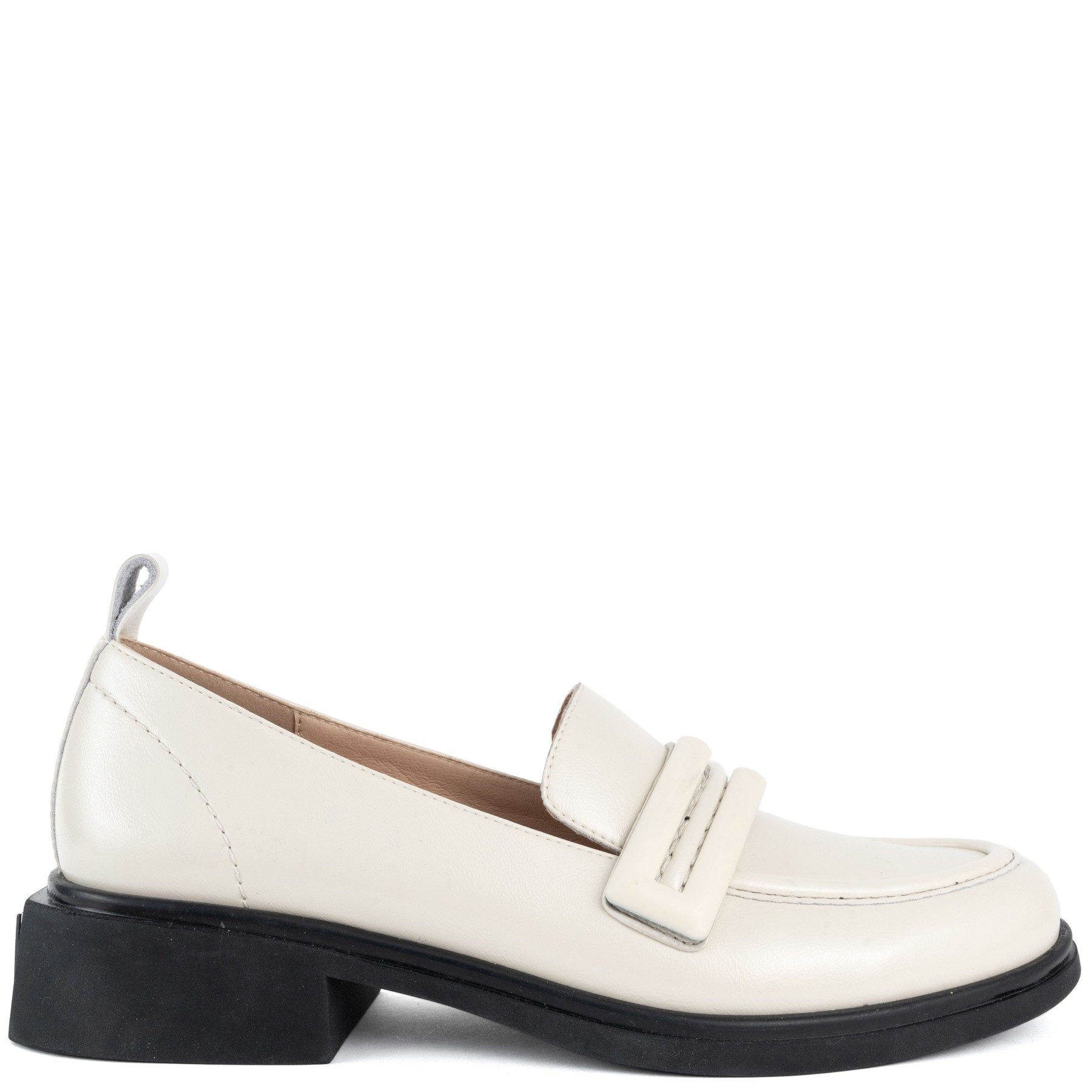 SANTINO MILANO Loaferiai moterims, Balta, Loafers 25SS 2