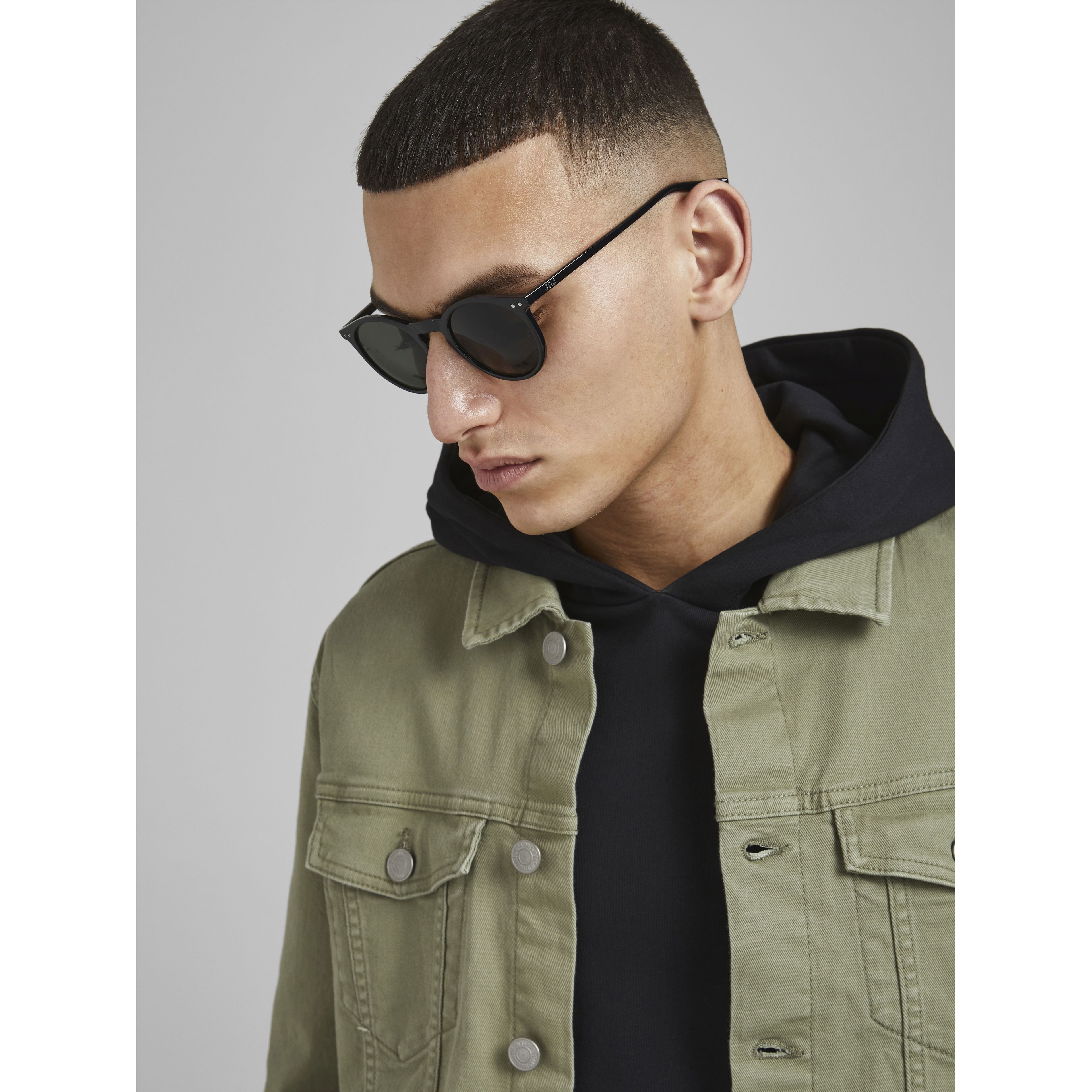 JACK & JONES Akiniai nuo saulės vyrams, Juoda, JACRYDER SUNGLA 6