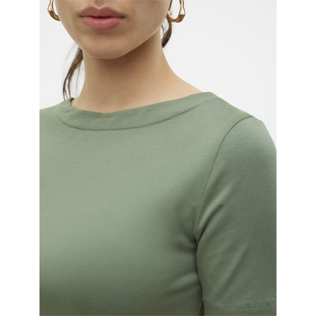 VERO MODA Palaidinės moterims, Pilka, VMPANDA MODAL S/S TO 6