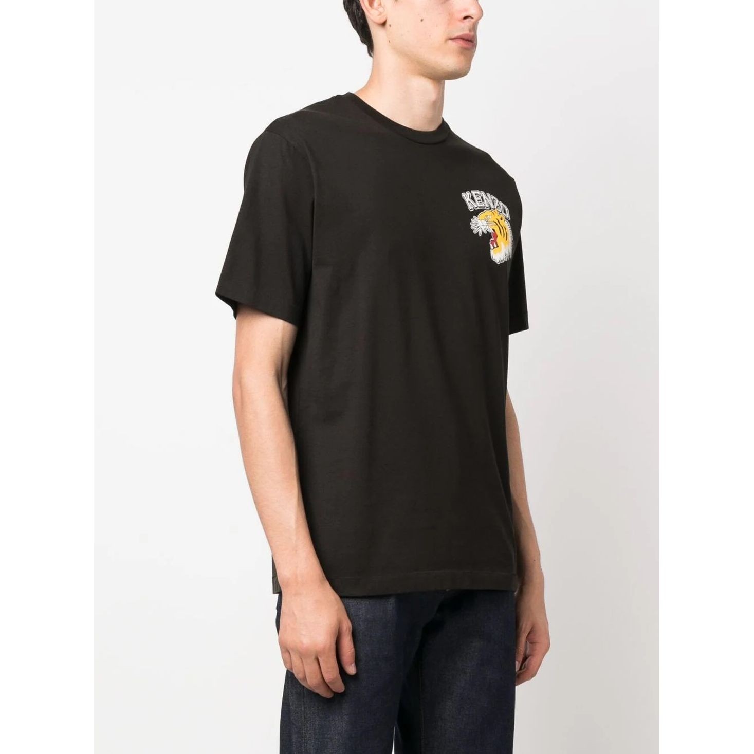 KENZO Marškinėliai trump. rankovėmis vyrams, Juoda, Tiger varsity classic t-shirt 2