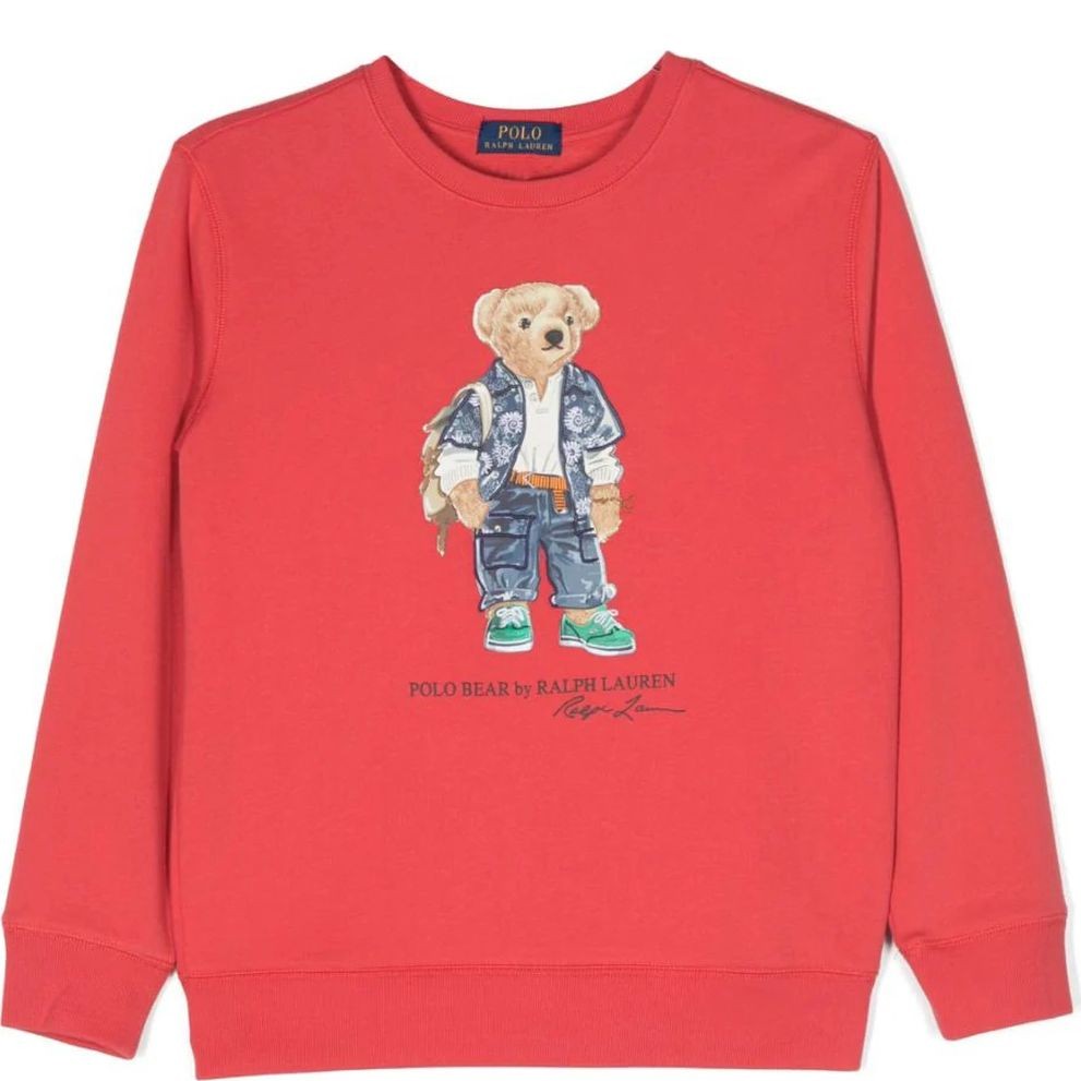 RALPH LAUREN KIDS Sportinis nertinis berniukams, Raudona, Sweatshirt 1