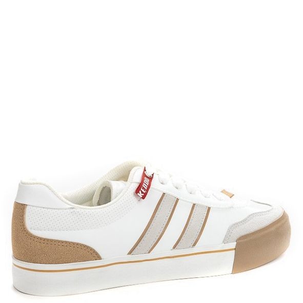 KEDDO DENIM Laisvalaikio bateliai vyrams, Balta, Sneakers 3