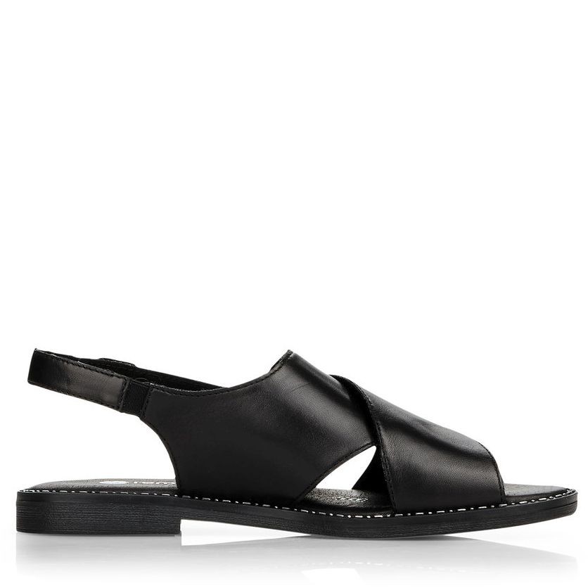 REMONTE Basutės moterims, Juoda, SANDALS 4