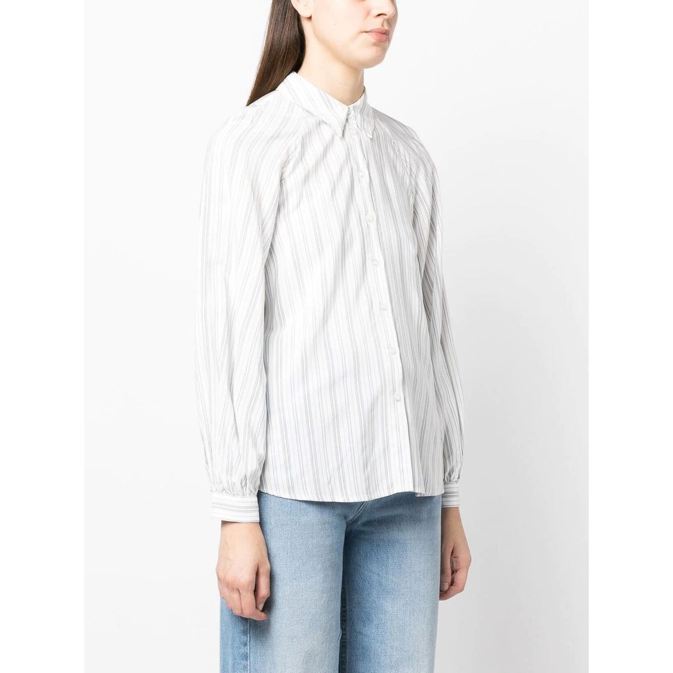 TOMMY HILFIGER Marškiniai ilgomis rankovėmis moterims, Marga, Viscose stripe raglan shirt 3
