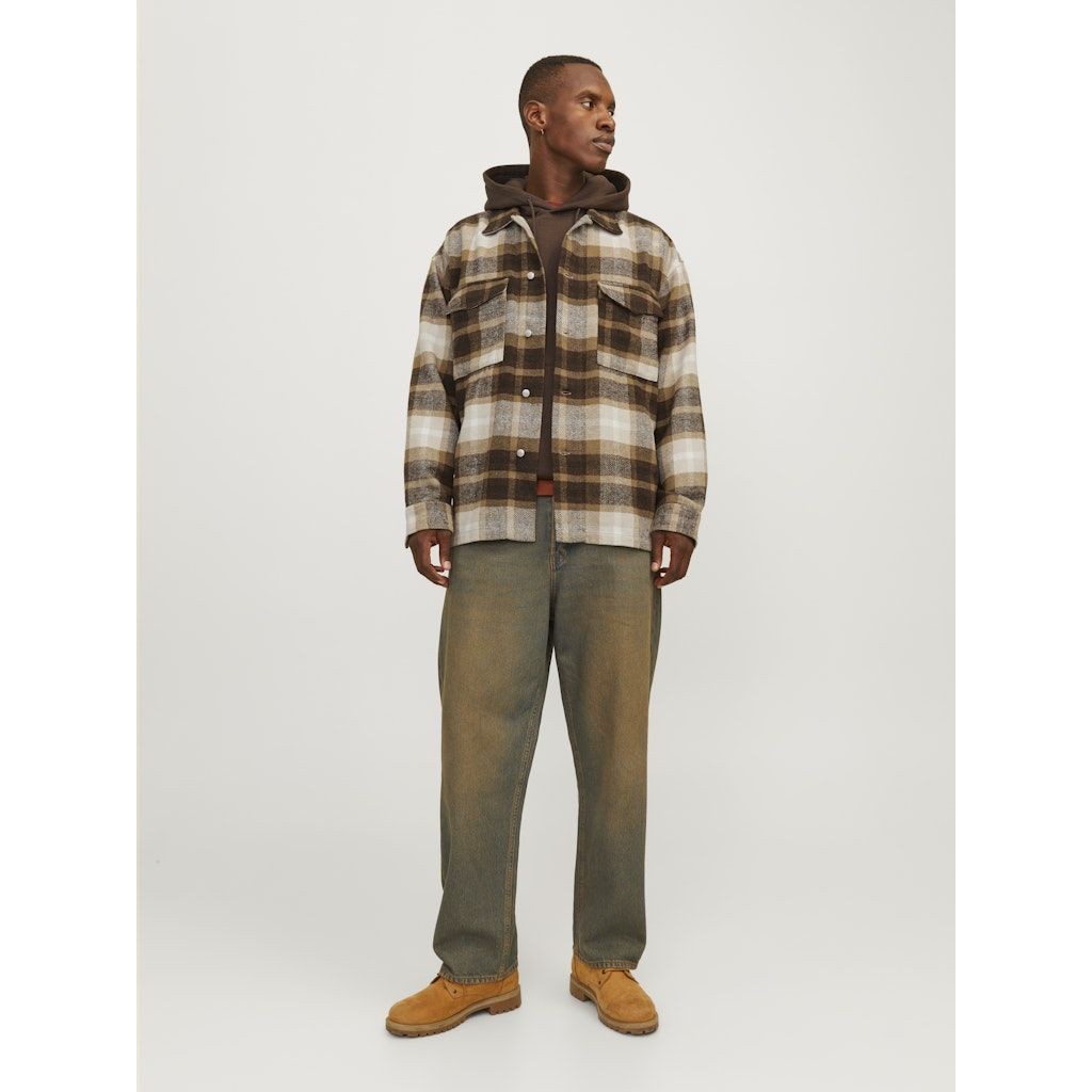 JACK & JONES Lengva striukė vyrams, Marga, Vester bro check overshirt 7