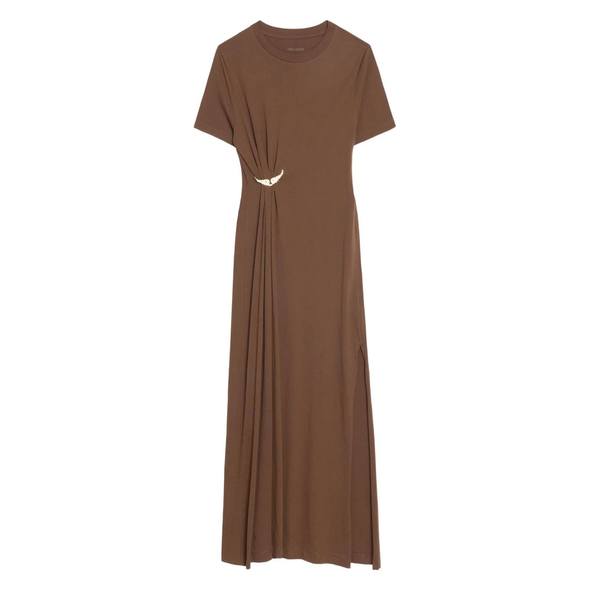 ZADIG&VOLTAIRE Maxi suknelė moterims, Juoda, Raja  hc plisse wings