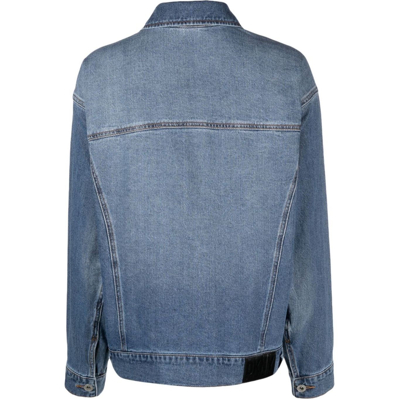 DKNY Džinsinis švarkas moterims, Mėlyna, Overzied denim jacket 2