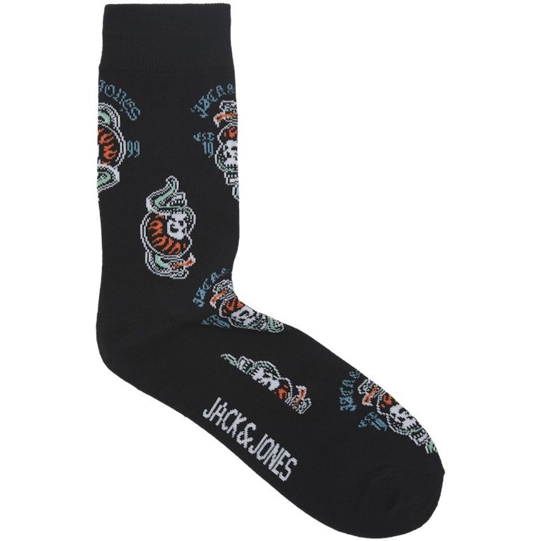 JACK & JONES Kojinės vyrams, Mėlyna, JACSUBOO SKULL SOCKS 2