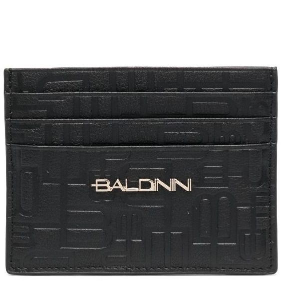 BALDININI Telefono, plančetės dėklas moterims, Juoda, Card case monogram wallet 813 1