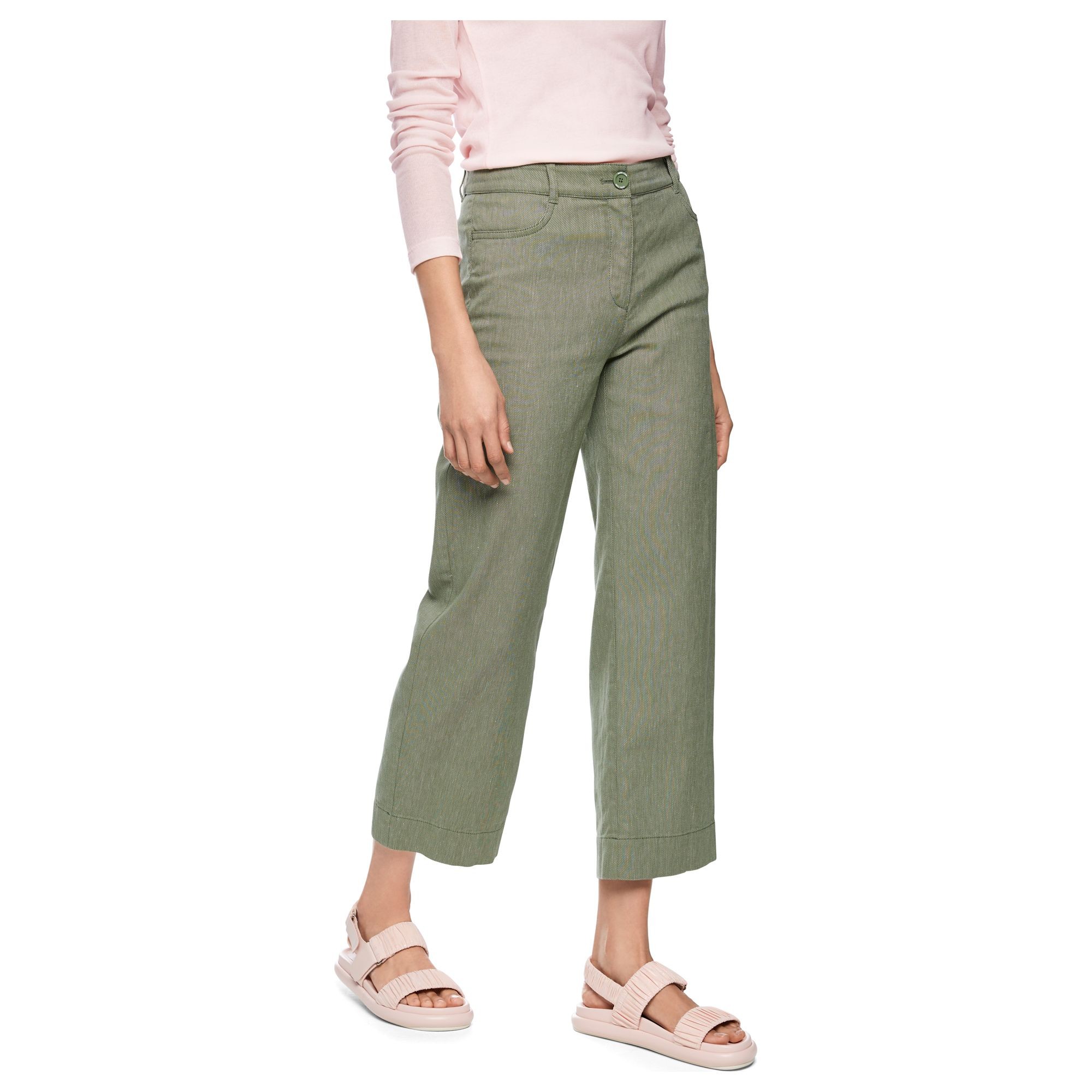 MARC CAIN Kelnės moterims, Žalia, Pants 6