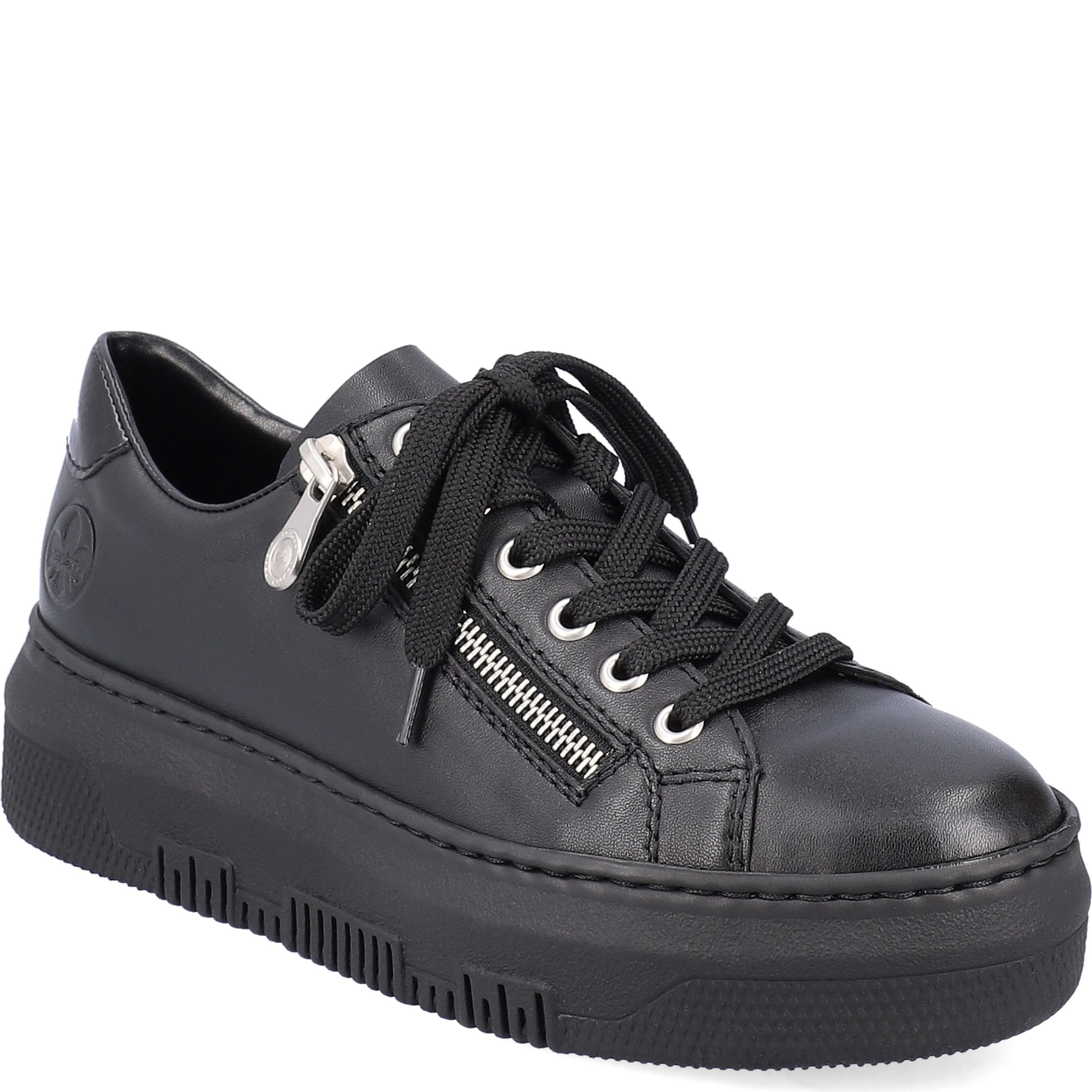 RIEKER Sportiniai bateliai moterims, Juoda, SPORT SHOE 1