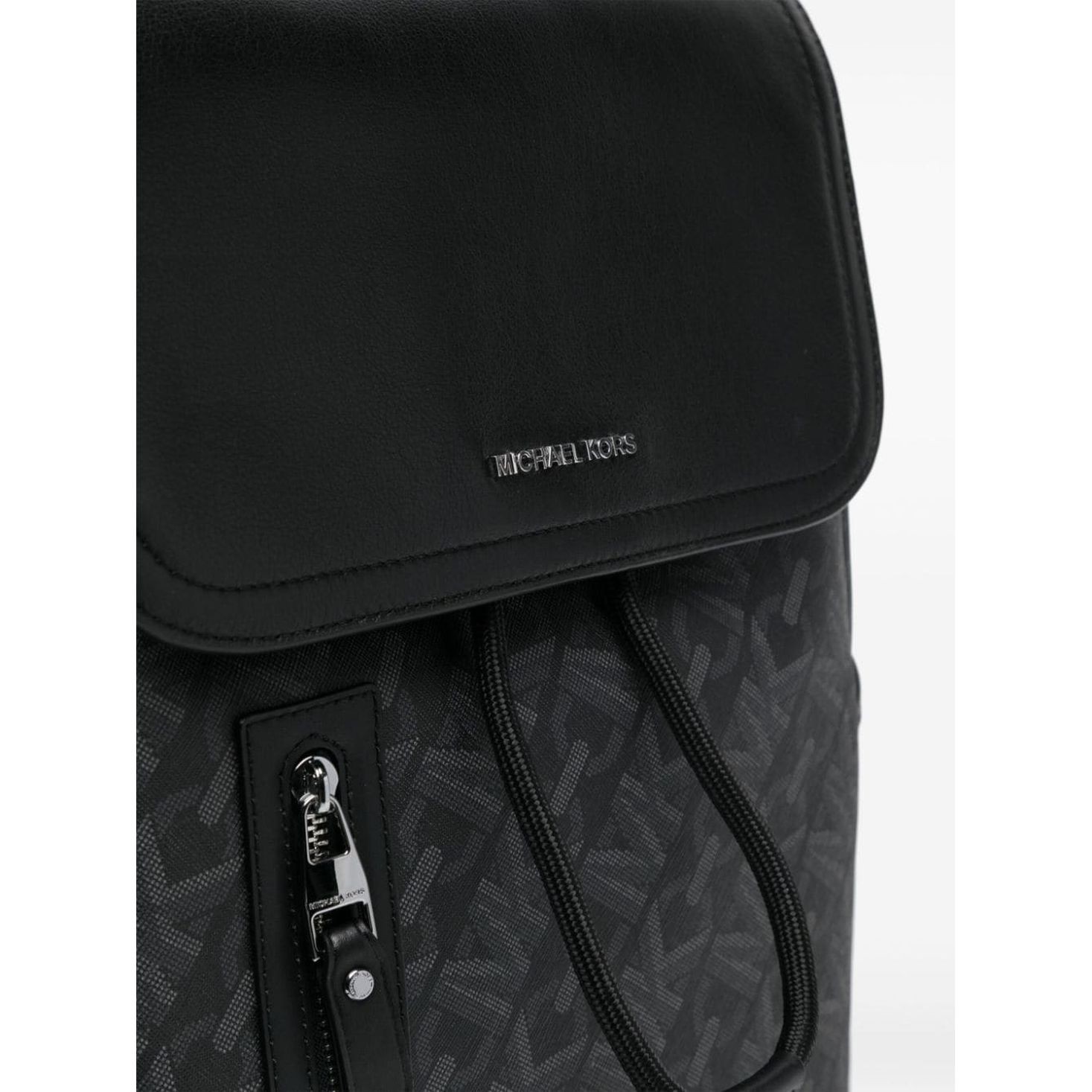 MICHAEL KORS Kuprinė vyrams, Juoda, Flap backpack 3