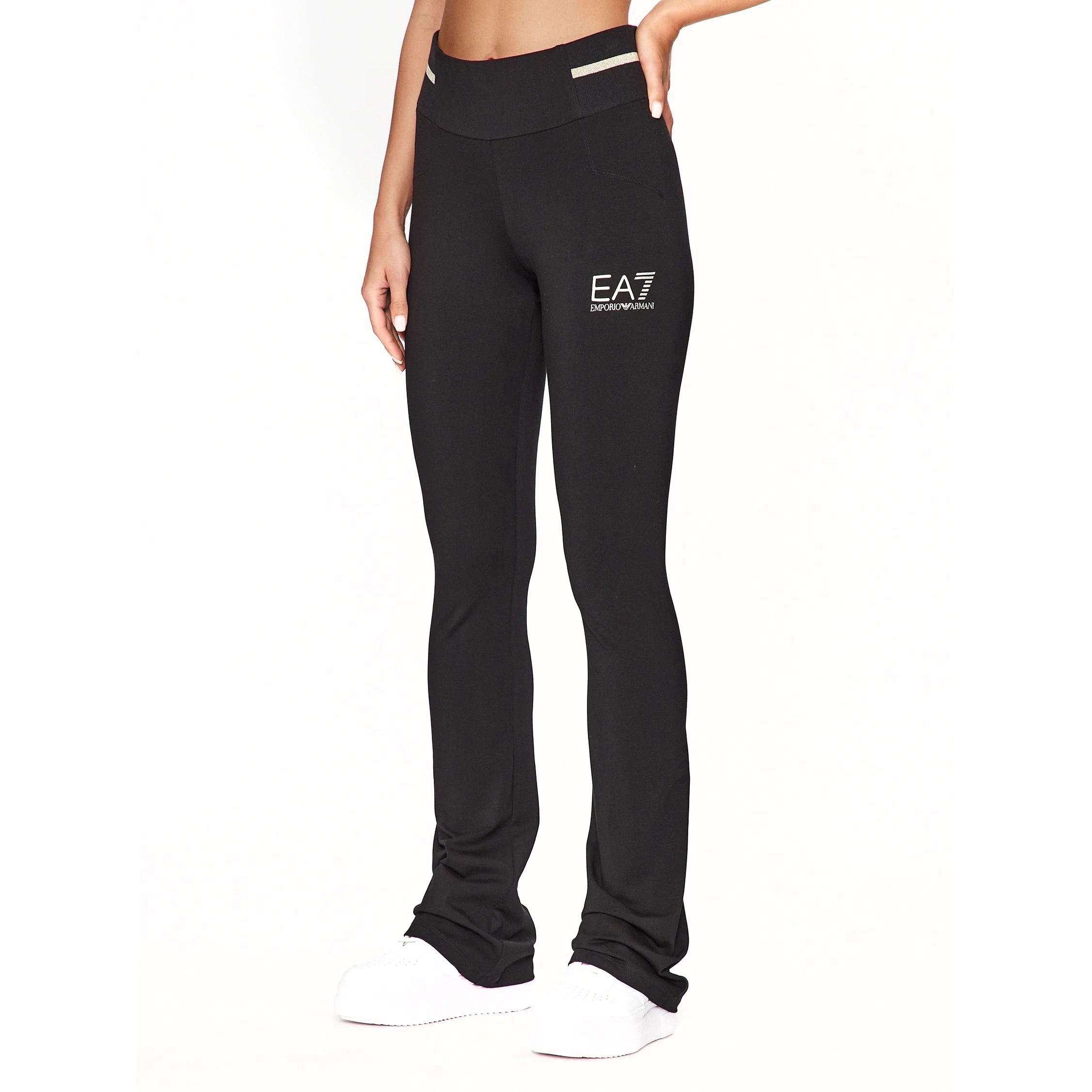 EA7 Tamprės moterims, Juoda, Leggings 3