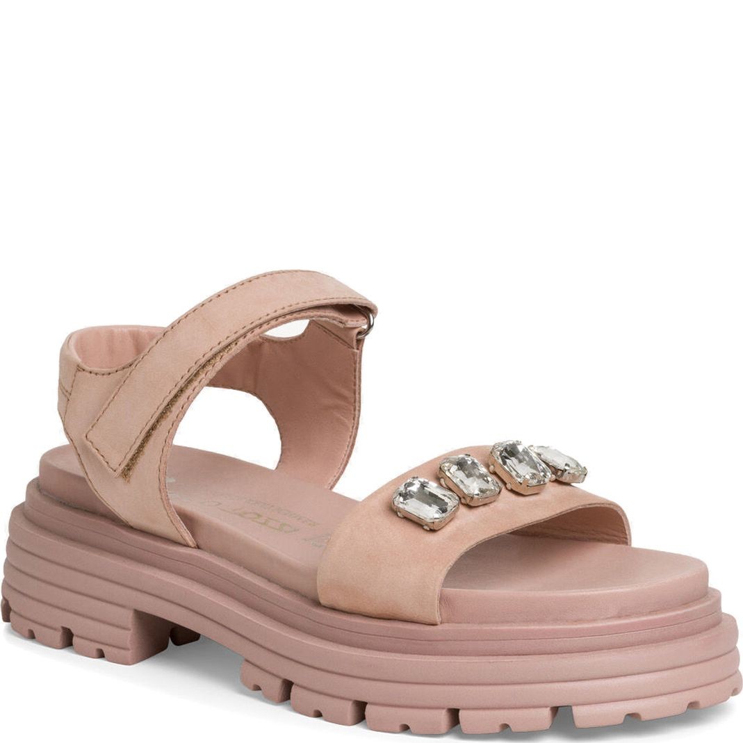 MARCO TOZZI Basutės moterims, Smėlio, SANDALS POP 1