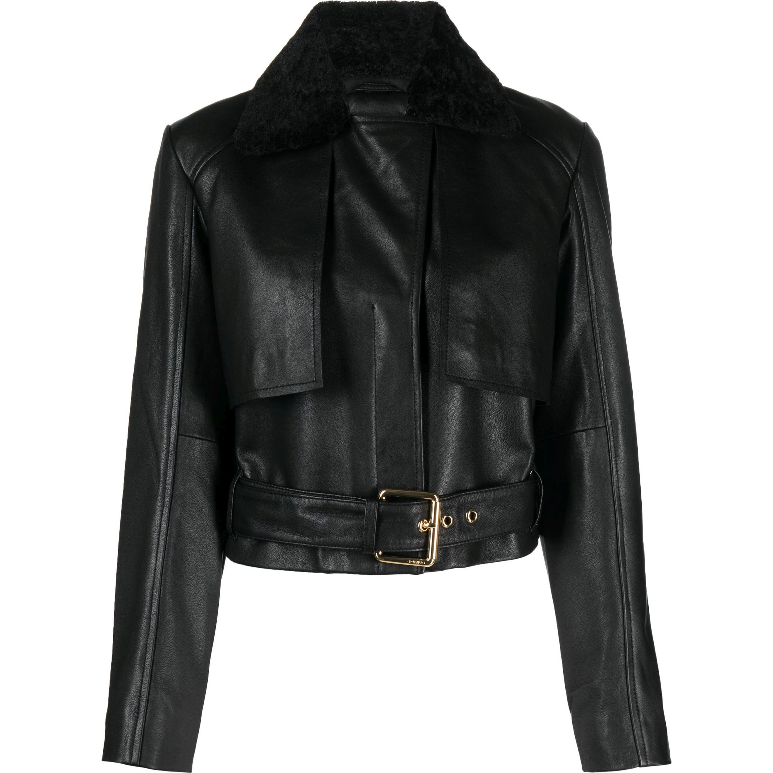 PINKO Odinis švarkas moterims, Juoda, Geppetto jacket 4