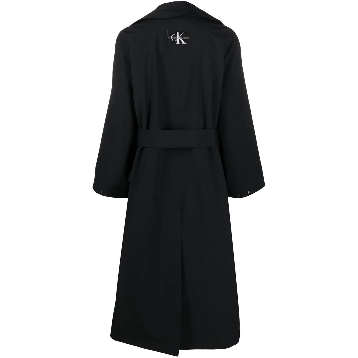 CALVIN KLEIN JEANS Lietpaltis moterims, Juoda, Oversized trench coat 2