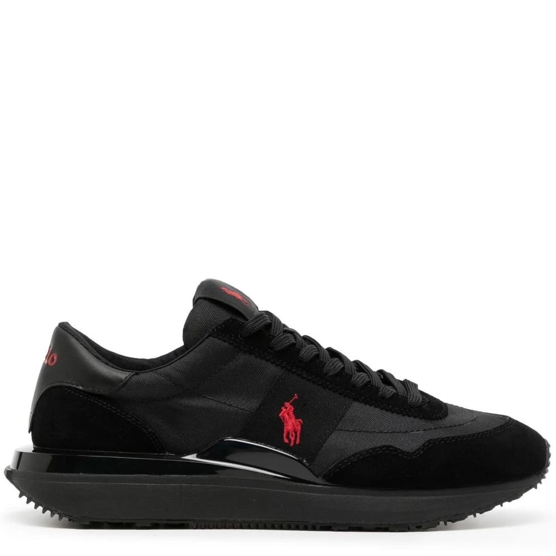 POLO RALPH LAUREN Sportiniai bateliai vyrams, Juoda, Low top lace sneakers 2