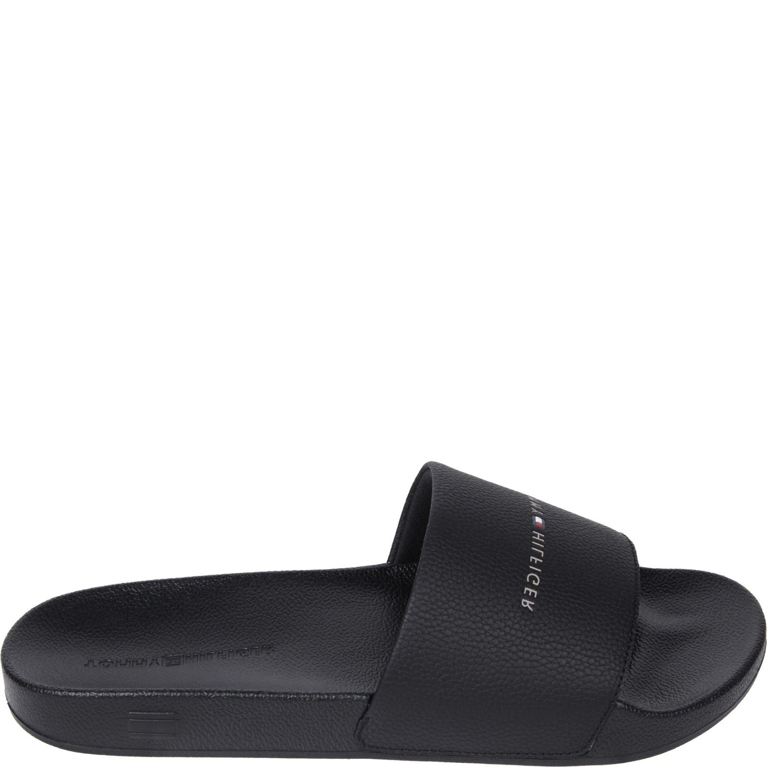 TOMMY HILFIGER Guminės šlepetės vyrams, Juoda, Nyc pool slide 2