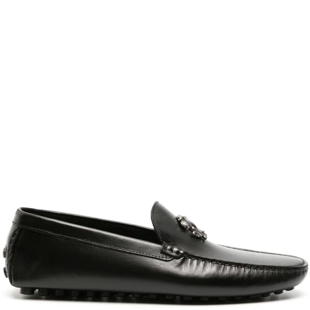 ROBERTO CAVALLI Mokasinai vyrams, Juoda, Moccasins 2