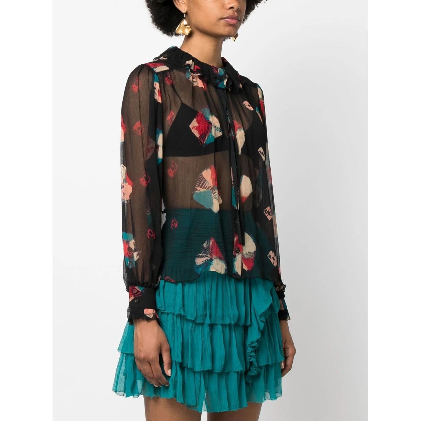 ULLA JOHNSON Palaidinės moterims, Balta, Pippa Blouse 2