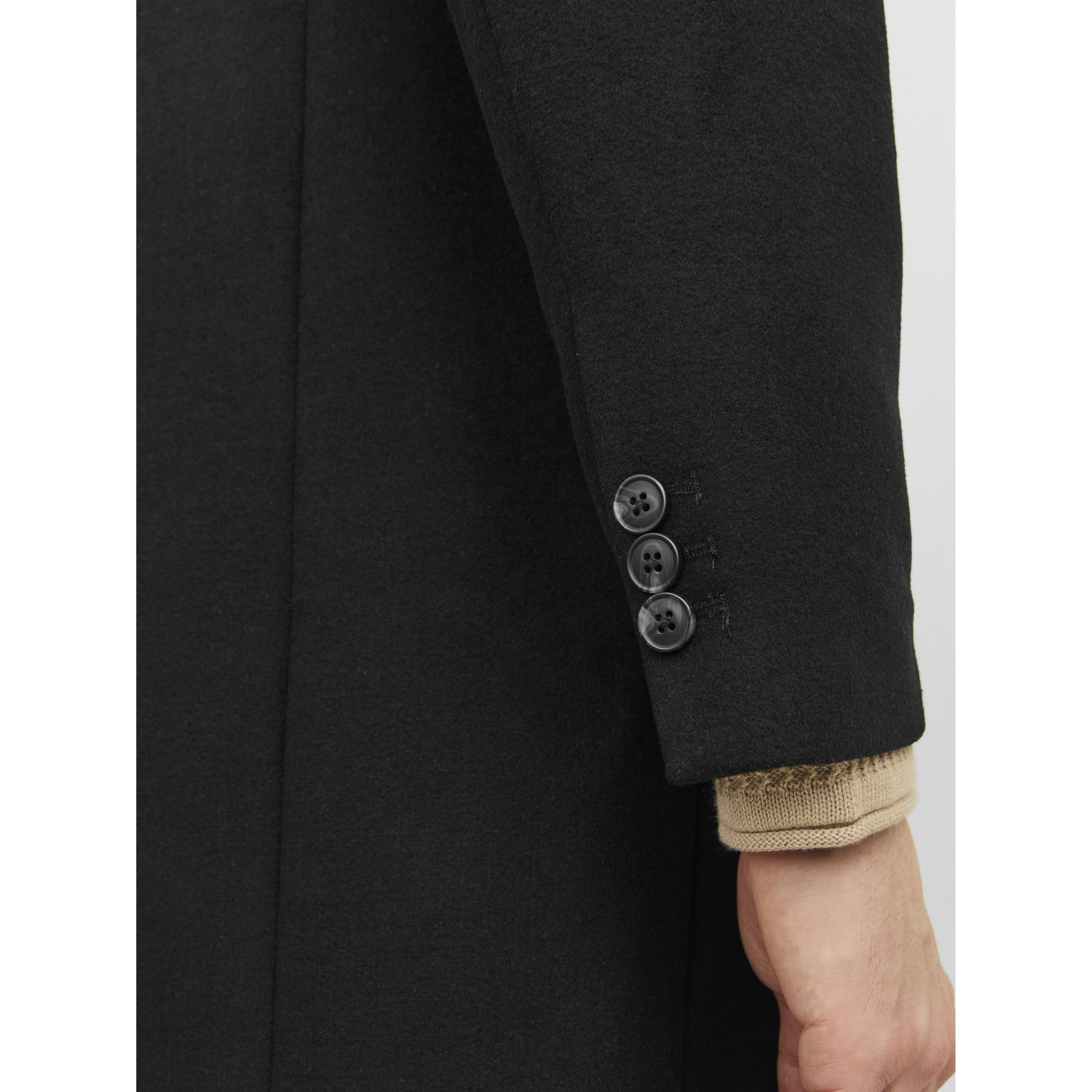 JACK & JONES Paltas vyrams, Juoda, JJEMORRISON WOOL COAT 4