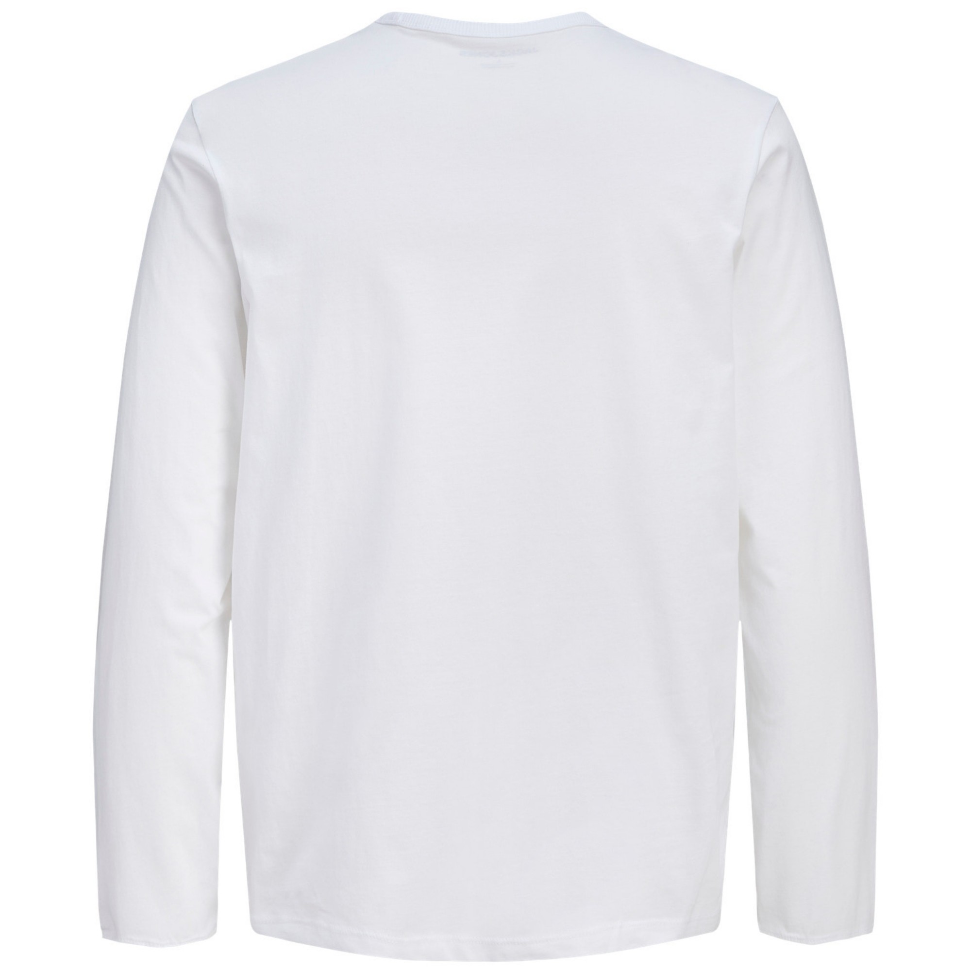 JACK & JONES Marškinėliai ilgom. rankovėmis vyrams, Balta, College logo 2