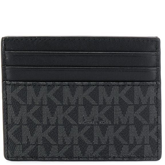 MICHAEL KORS Piniginė vyrams, Juoda, Tall card case 2