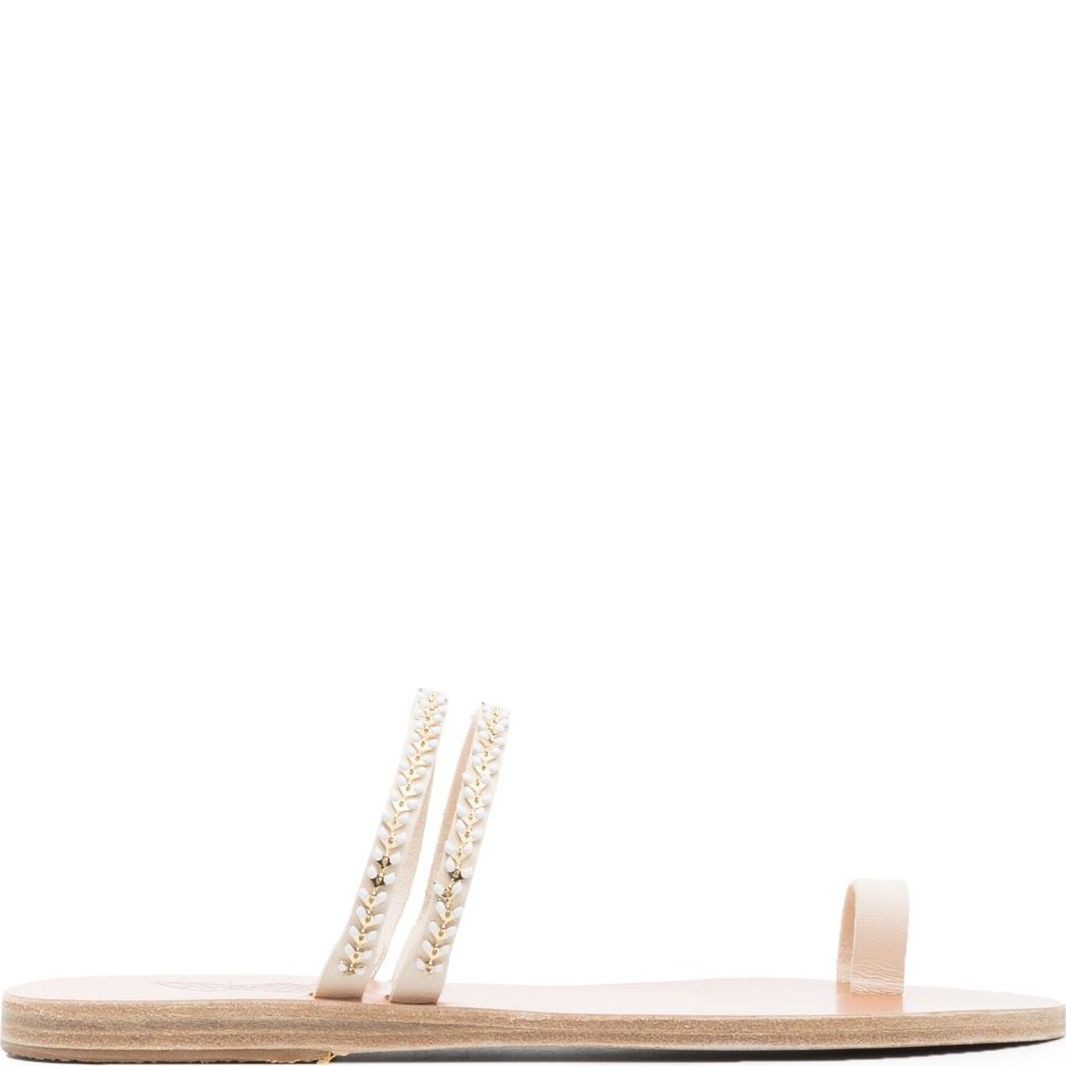 ANCIENT GREEK SANDAL Basutės moterims, Balta, Skalida sandals sandals 1