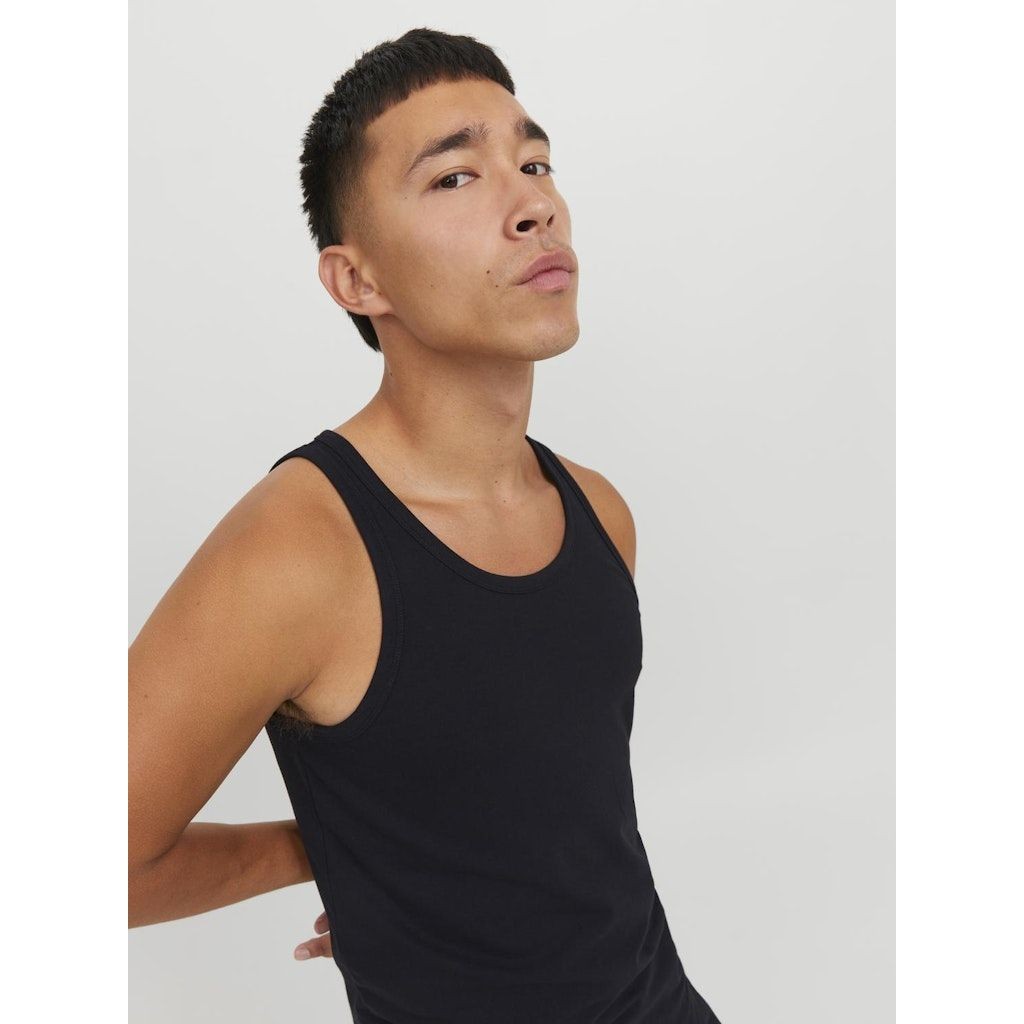 JACK & JONES Marškinėliai vyrams, Juoda, JJEBASIC TANK TOP NO 7