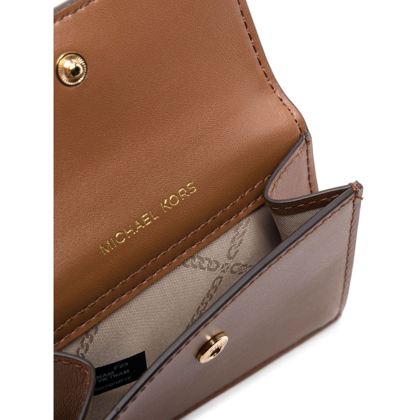 MICHAEL KORS Piniginė moterims, Ruda, SM flap card case 3