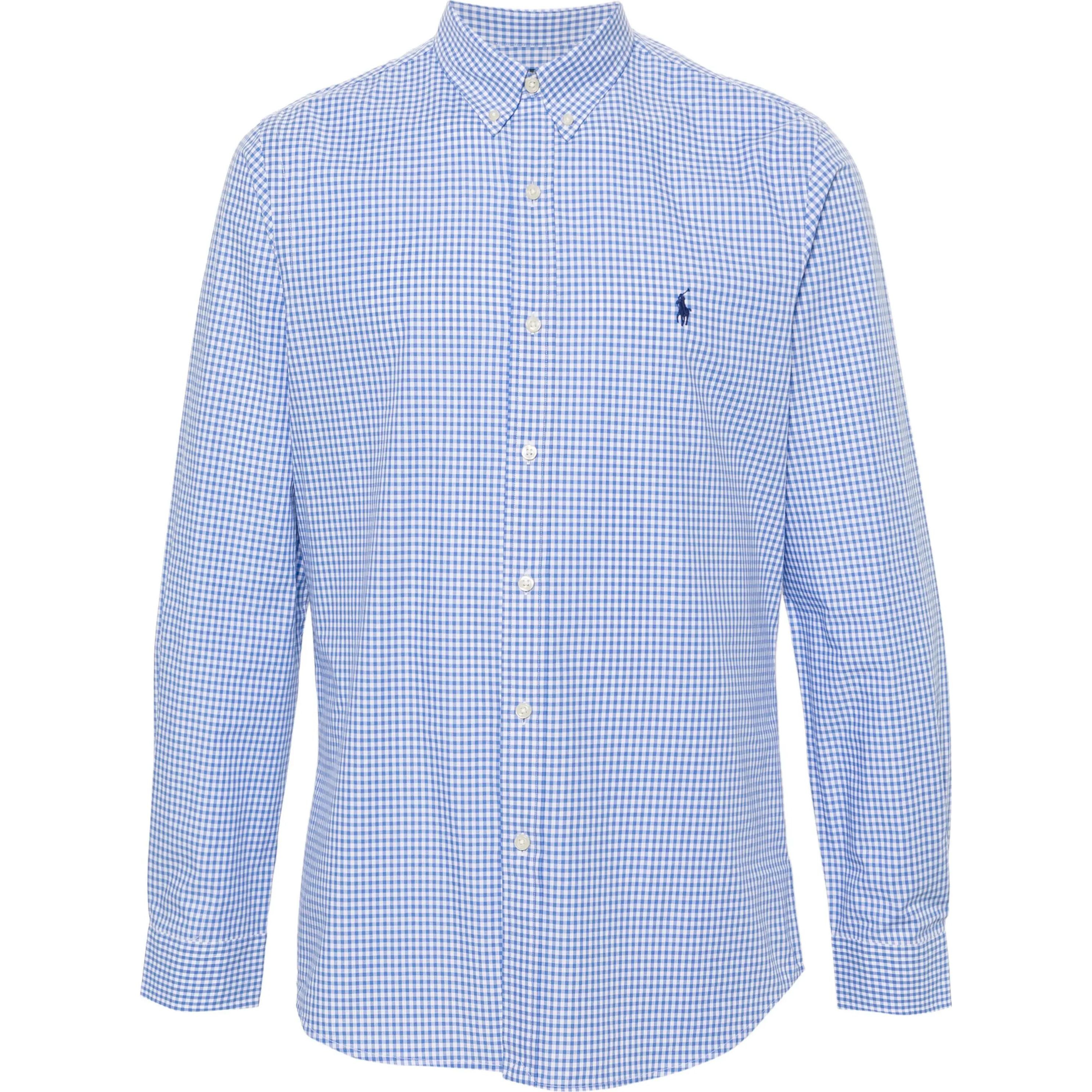 POLO RALPH LAUREN Marškiniai ilgomis rankovėmis vyrams, Mėlyna, Long sleeve sport shirt 1