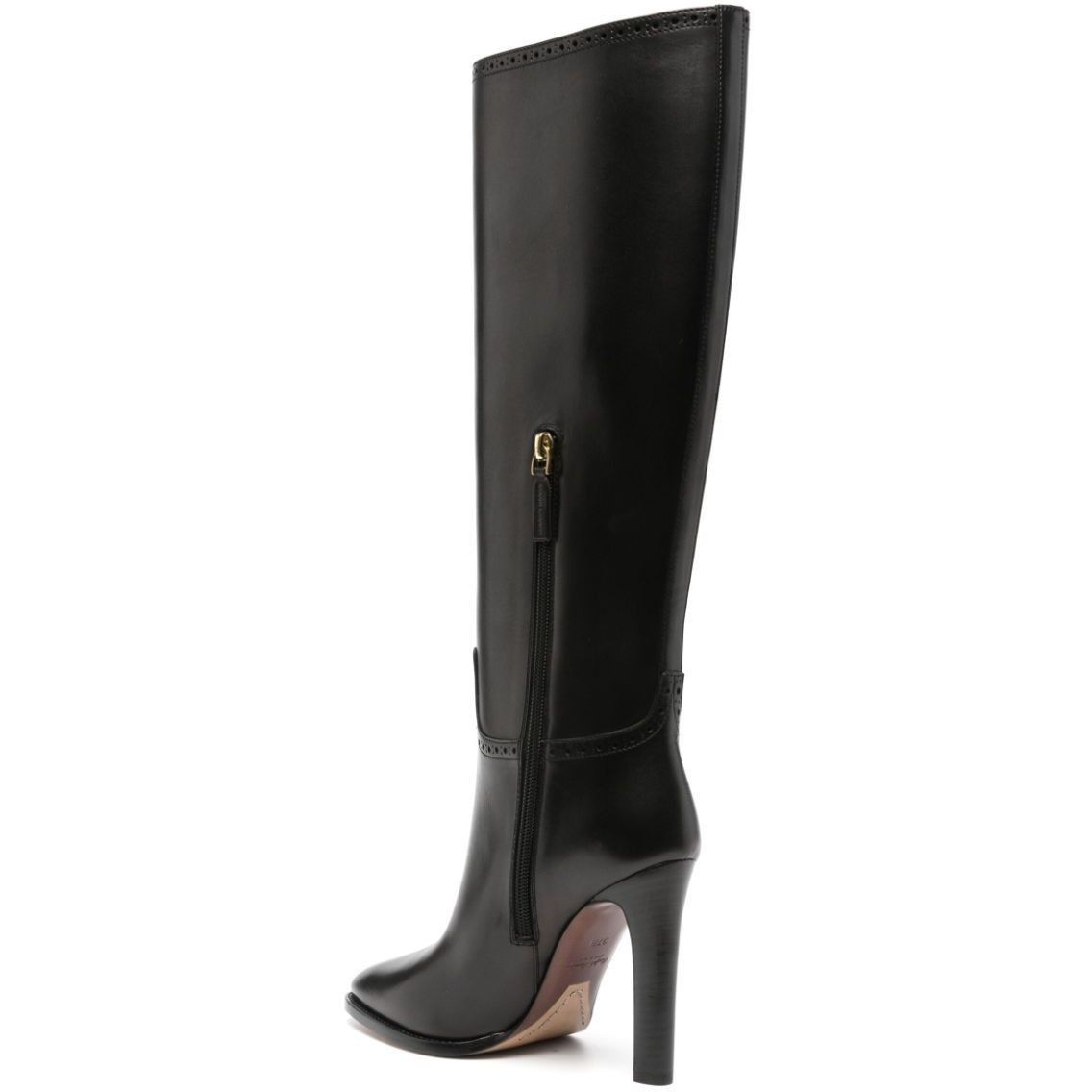 RALPH LAUREN Auliniai moterims, Juoda, Brently boots 3