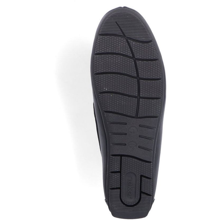 RIEKER Mokasinai vyrams, Juoda, MOCASINS 14
